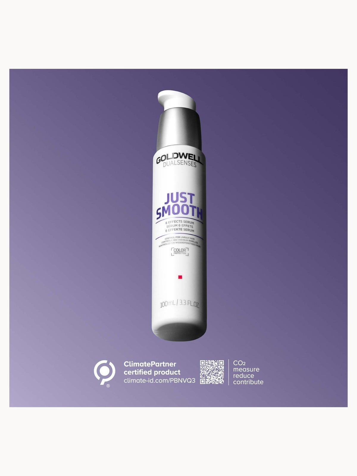 Goldwell Dualsenses Just Smooth 6 Effects Serum, For Smoothing Unruly, Frizzy Hair 100ml 4