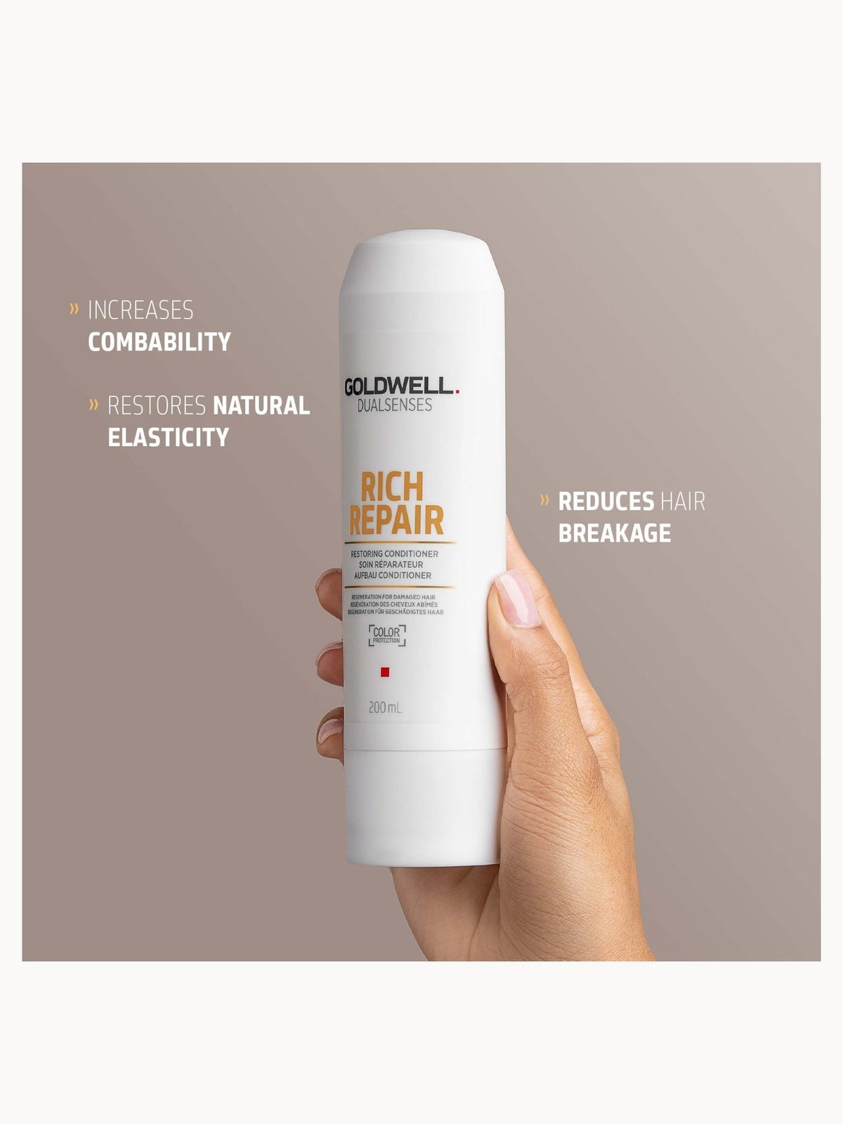 Goldwell Dualsenses Rich Repair Restoring Conditioner For Dry To Severely Damaged Hair 200ml 2