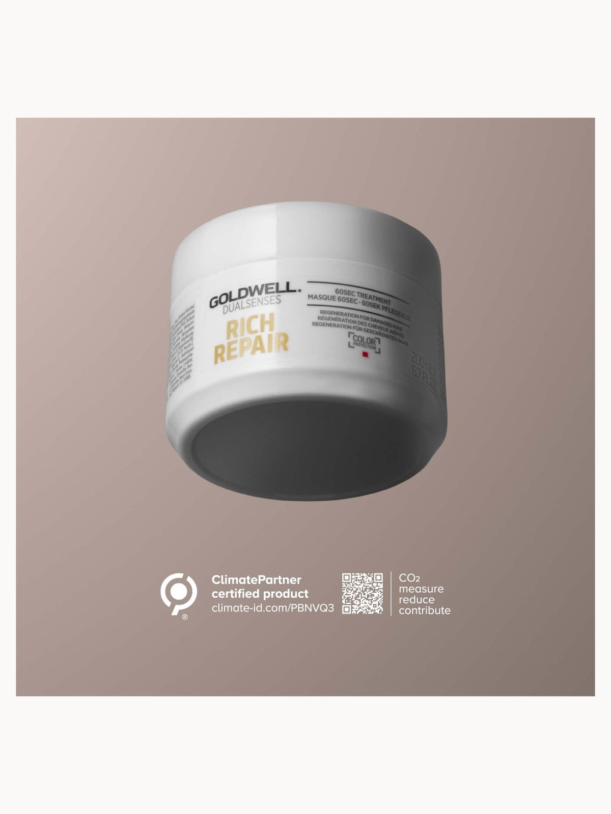 Goldwell Dualsenses Rich Repair Restoring 60Sec Treatment Mask 200ml For Dry To Severely Damaged Hair 4