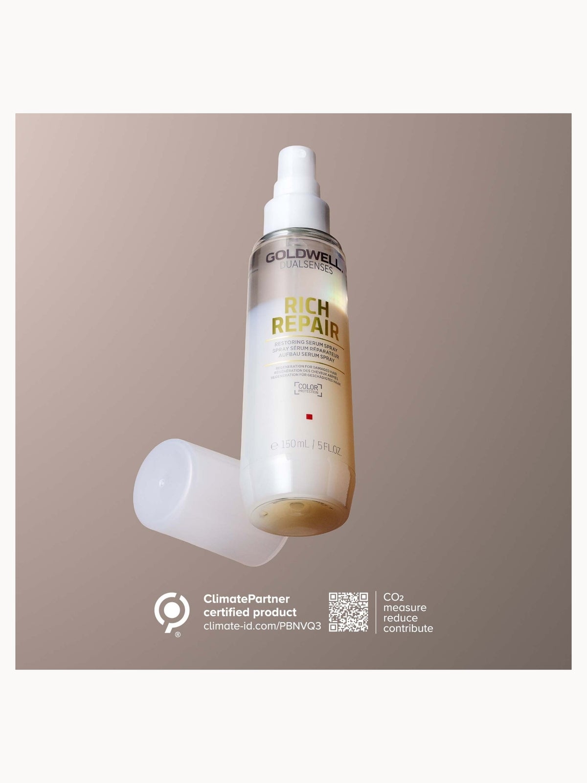 Goldwell Dualsenses Rich Repair Restoring Serum Spray For Dry To Severely Damaged Hair, With Heat Protection 150ml 4