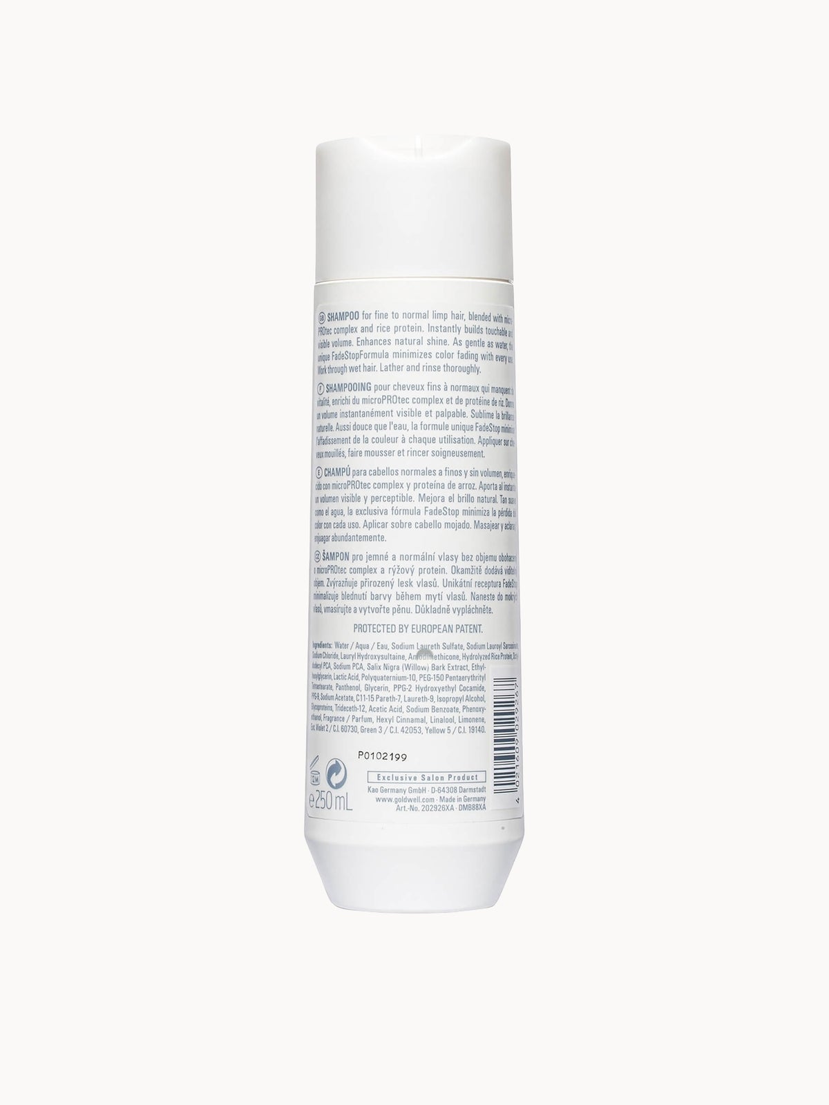 Goldwell Dualsenses Ultra Volume Bodifying Shampoo For Fine, Flat Hair, Adds Lift & Volume 250ml 2