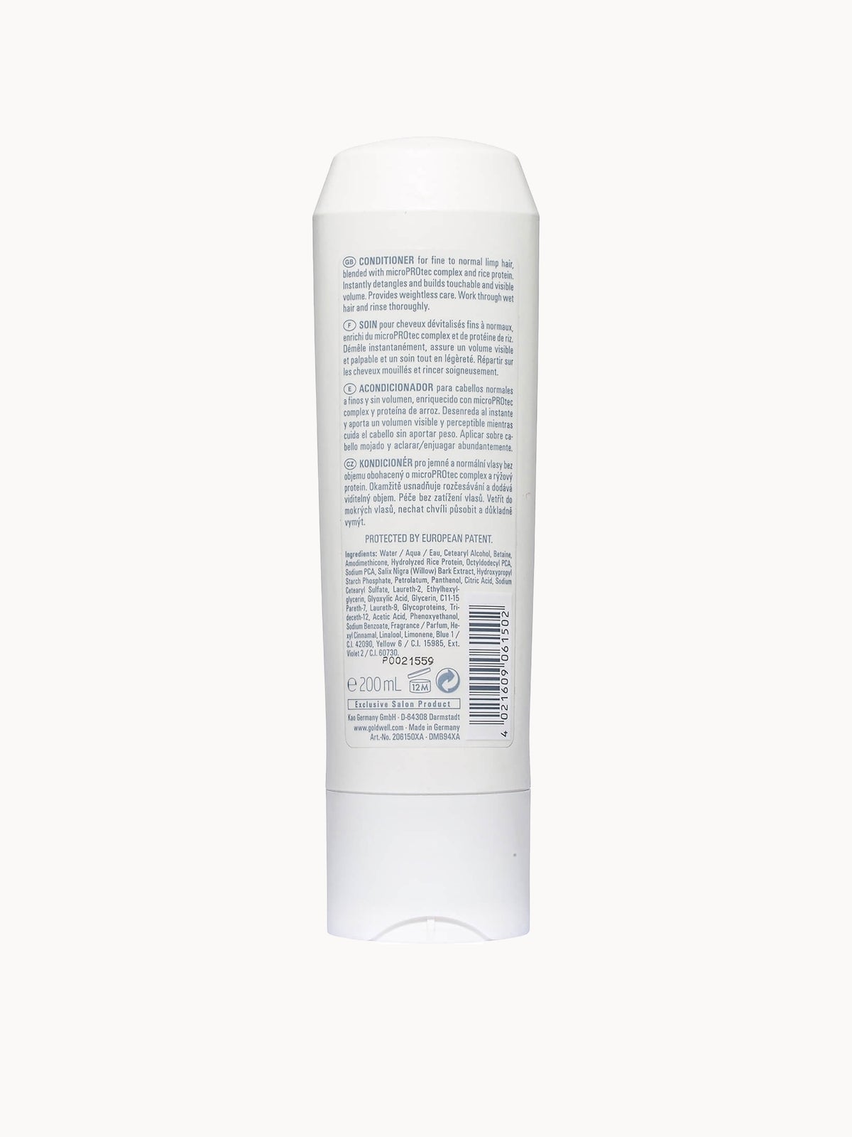 Goldwell Dualsenses Ultra Volume Bodifying Conditioner For Fine, Flat Hair, Adds Lift & Volume 200ml 2