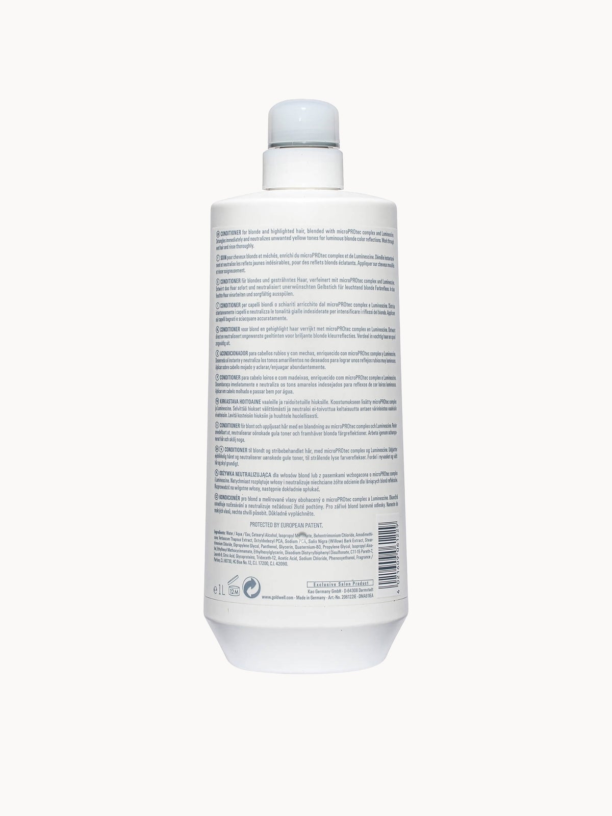 Goldwell Dualsenses Blonde and Highlights Anti-Yellow Conditioner 1000ml (Worth £85) 2