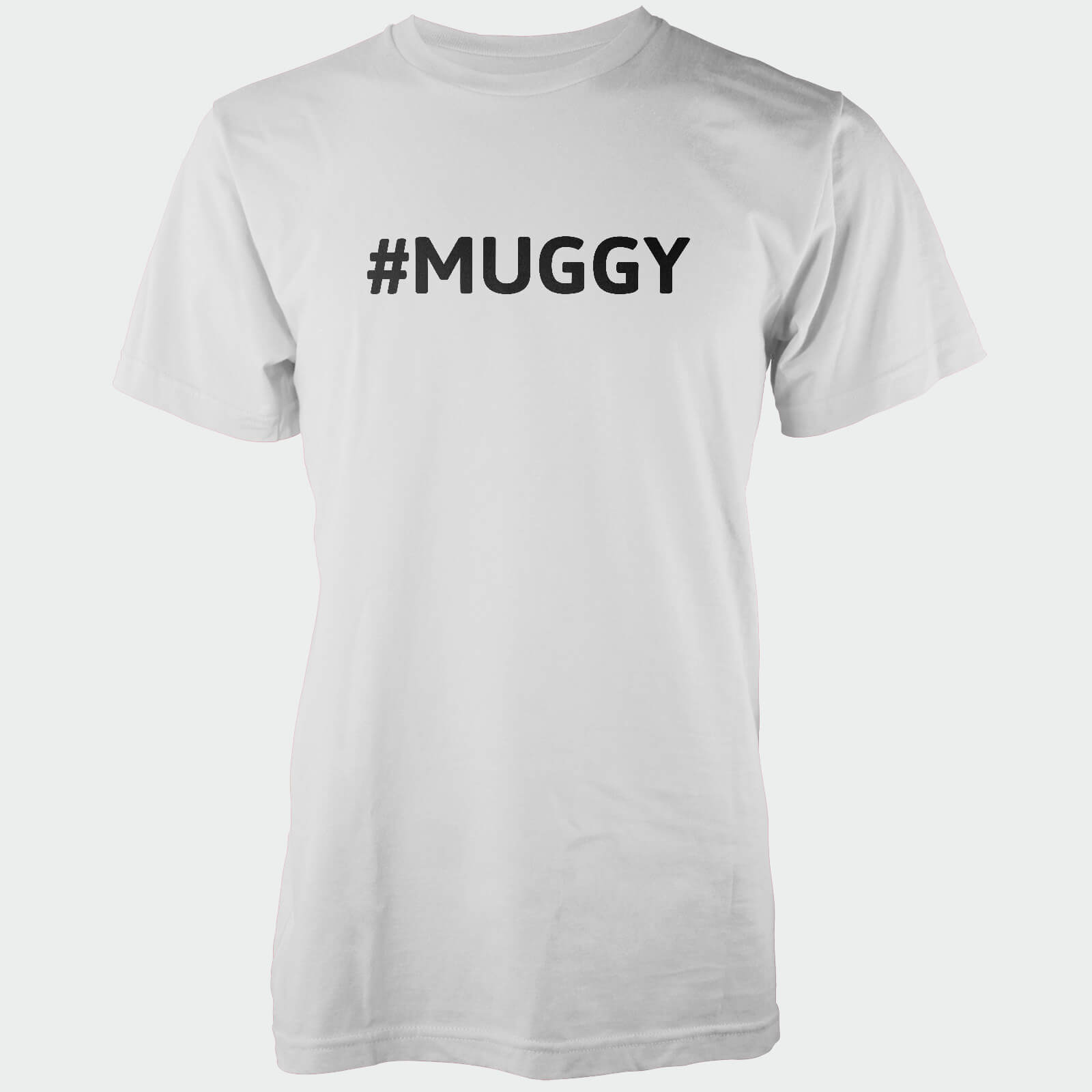 Hashtag Muggy Men's White T-Shirt - S - White