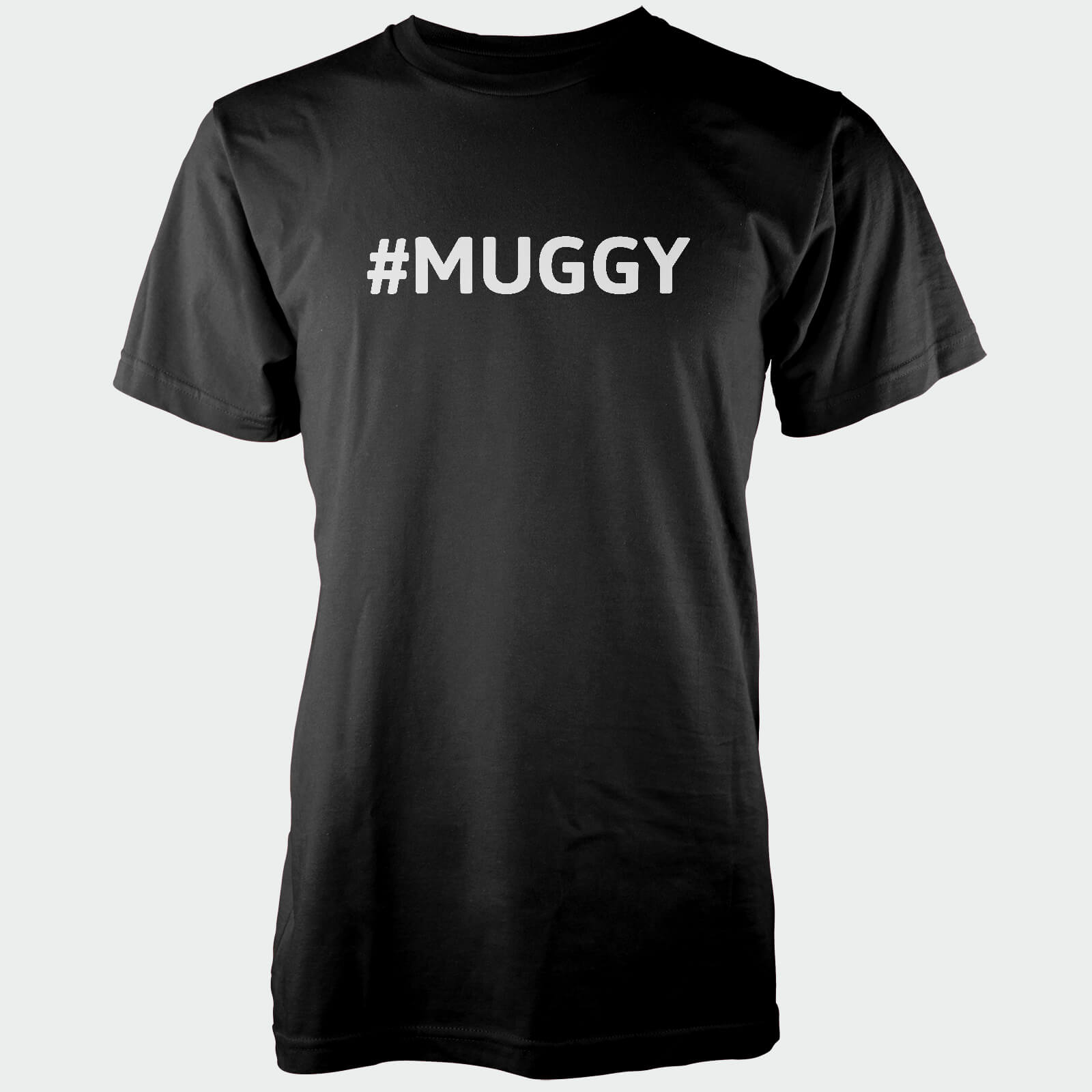 Hashtag Muggy Men's Black T-Shirt - S - Black