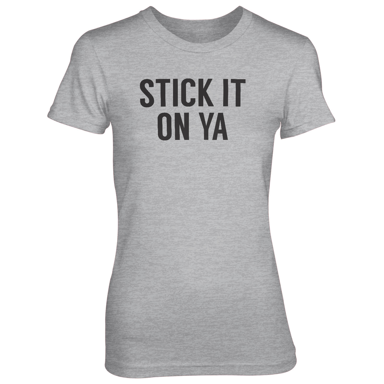 Stick It On Ya Grey T-Shirt - S - Grey