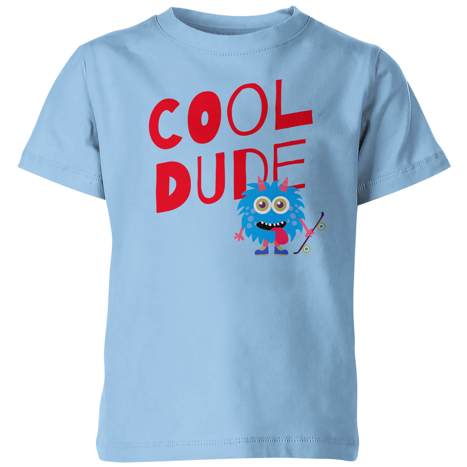 My Little Rascal Cool Dude Kids' T-Shirt - Light Blue - 3-4 Years - Blue