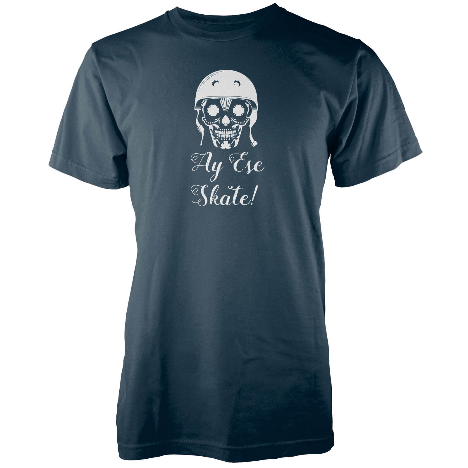 Ay Ese Skate! Navy T-Shirt - S - Navy