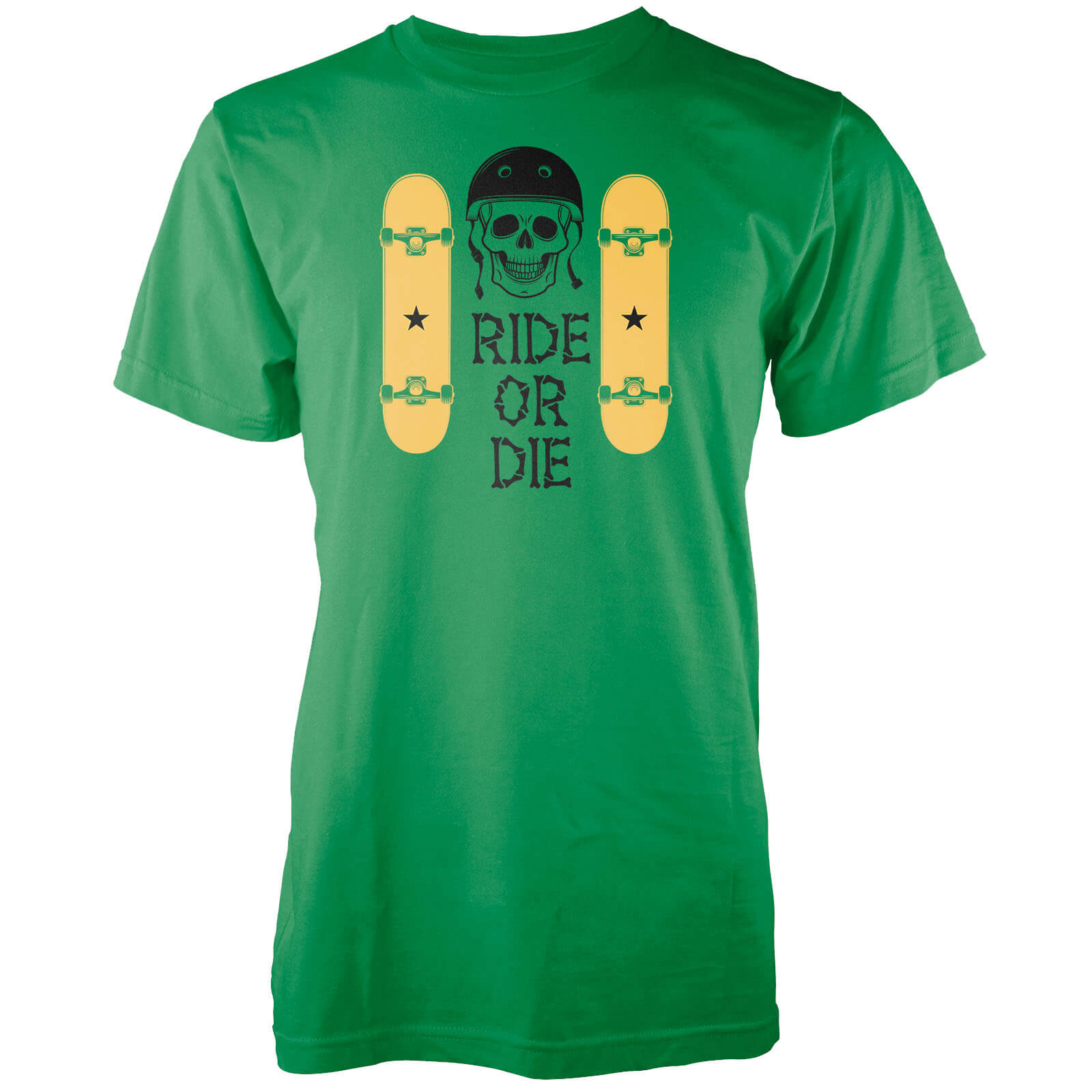 Ride Or Die Green T-Shirt - S - Green