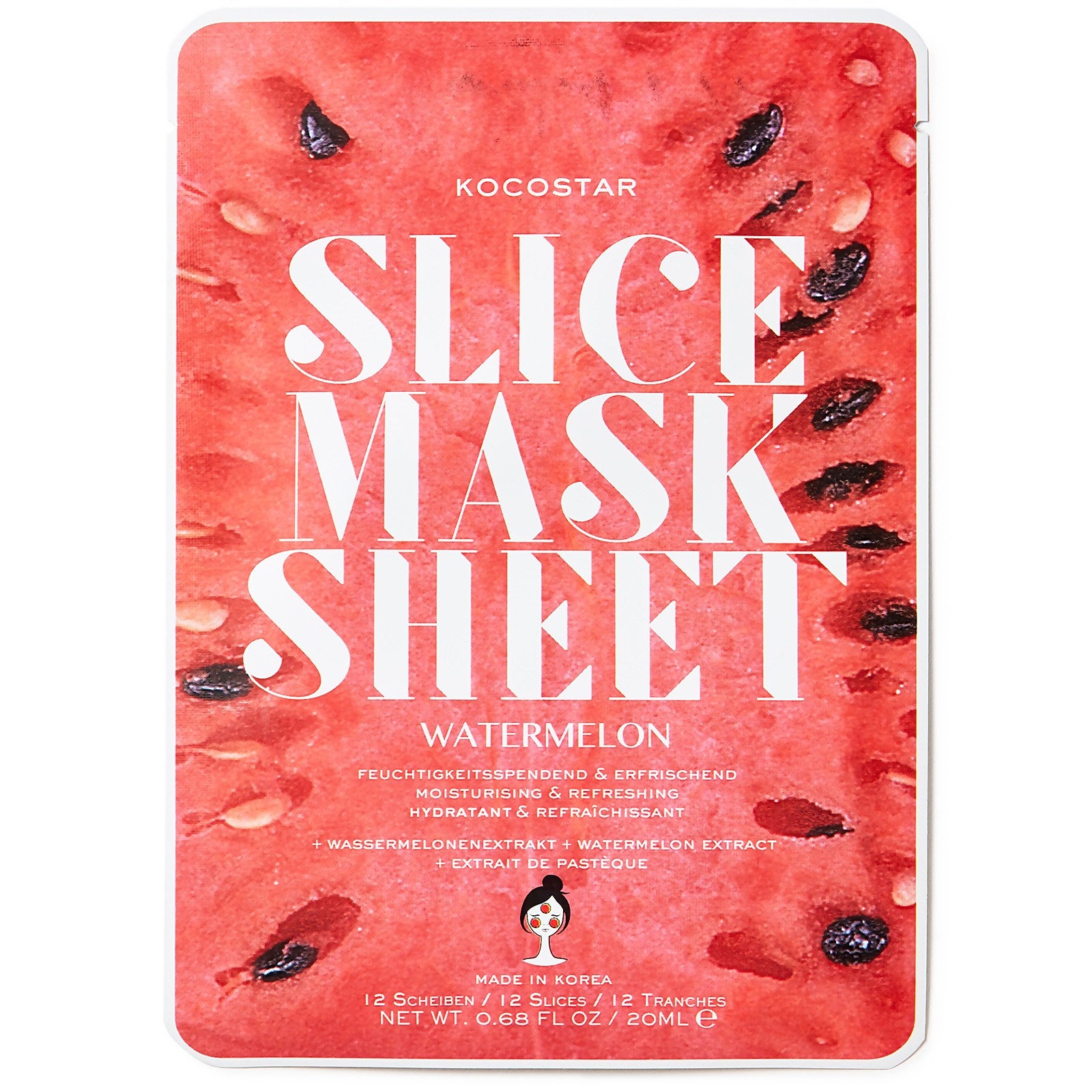 Kocostar Watermelon Slice Mask Sheet