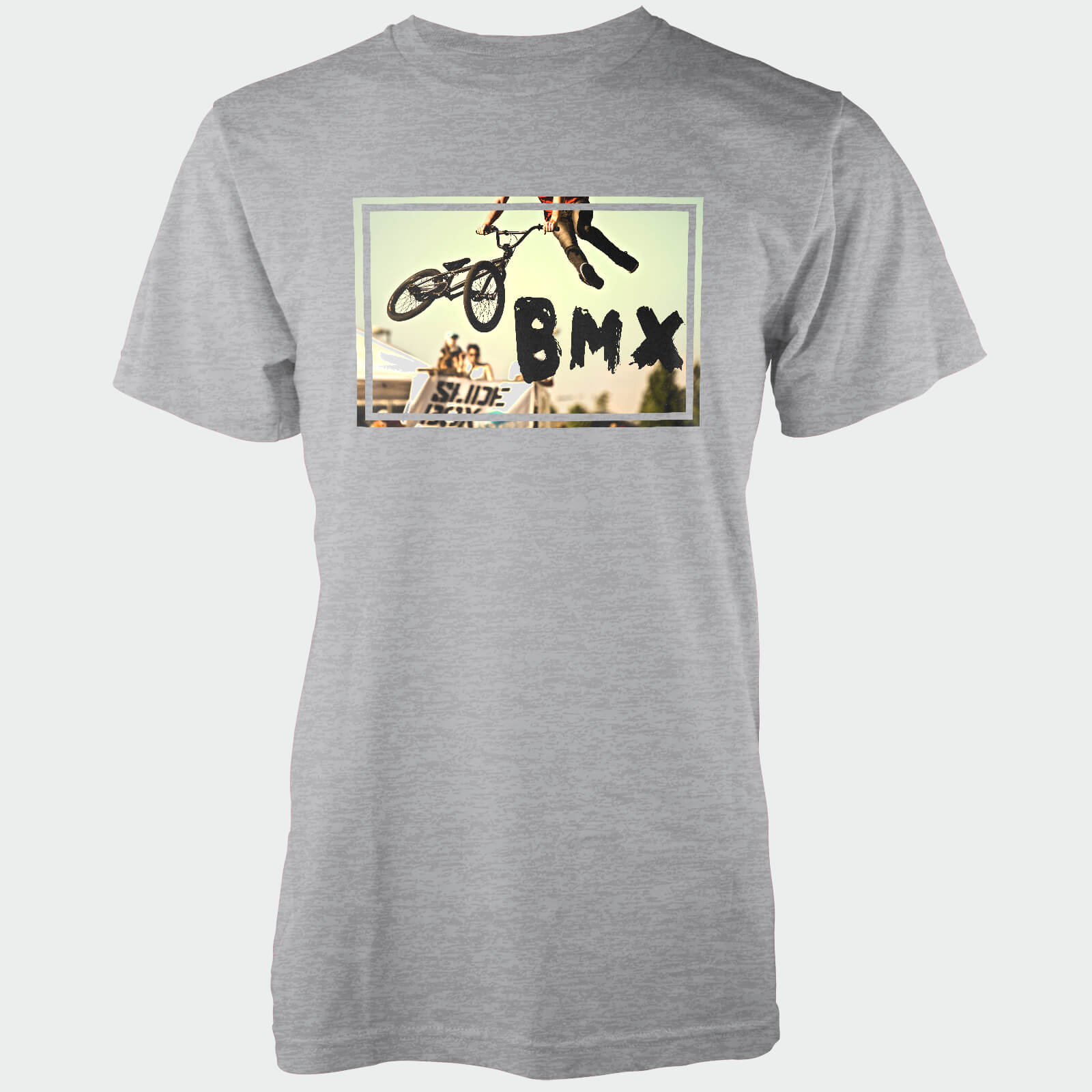 BMX Whip Grey T-Shirt - S - Grey
