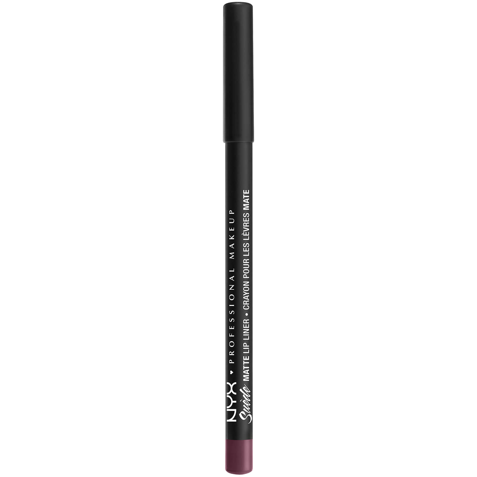 nyx professional makeup suede matte lip liner (various shades) - prune