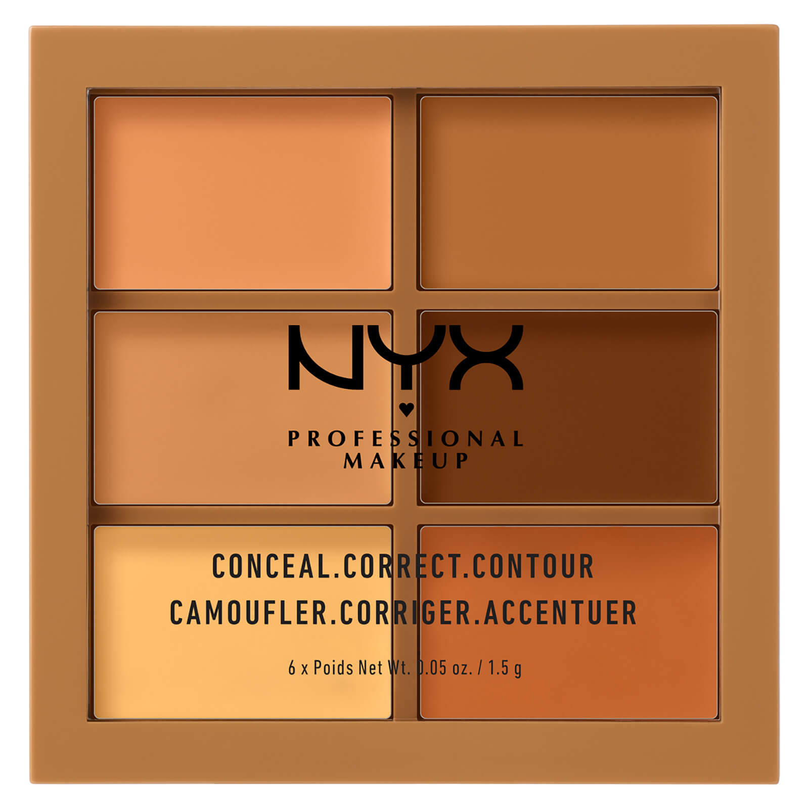 

NYX Professional Makeup 3C Palette - Conceal, Correct, Contour - Deep