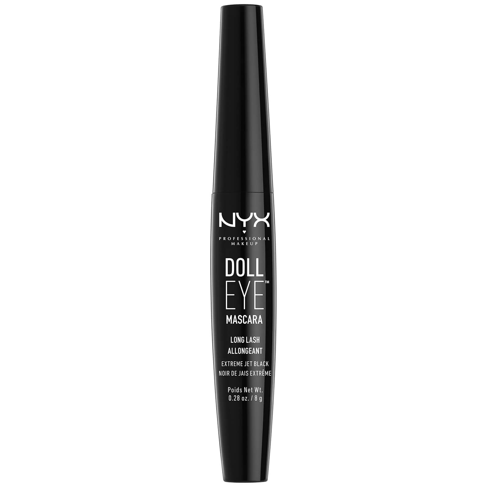 

Влагостойкая тушь с эффектом накладных ресниц NYX Professional Makeup Doll Eye Mascara Long Lash - Black