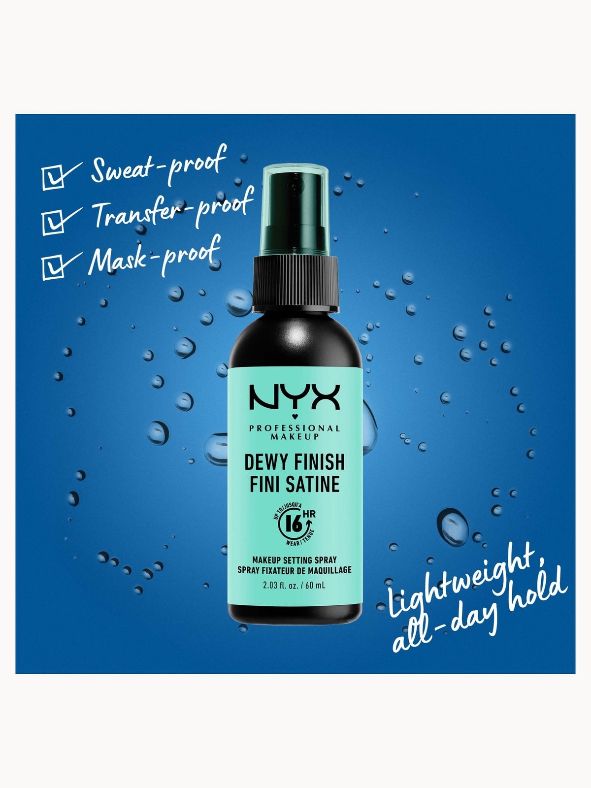 NYX Professional Makeup Setting Spray - Dewy Finish/Long Lasting 4