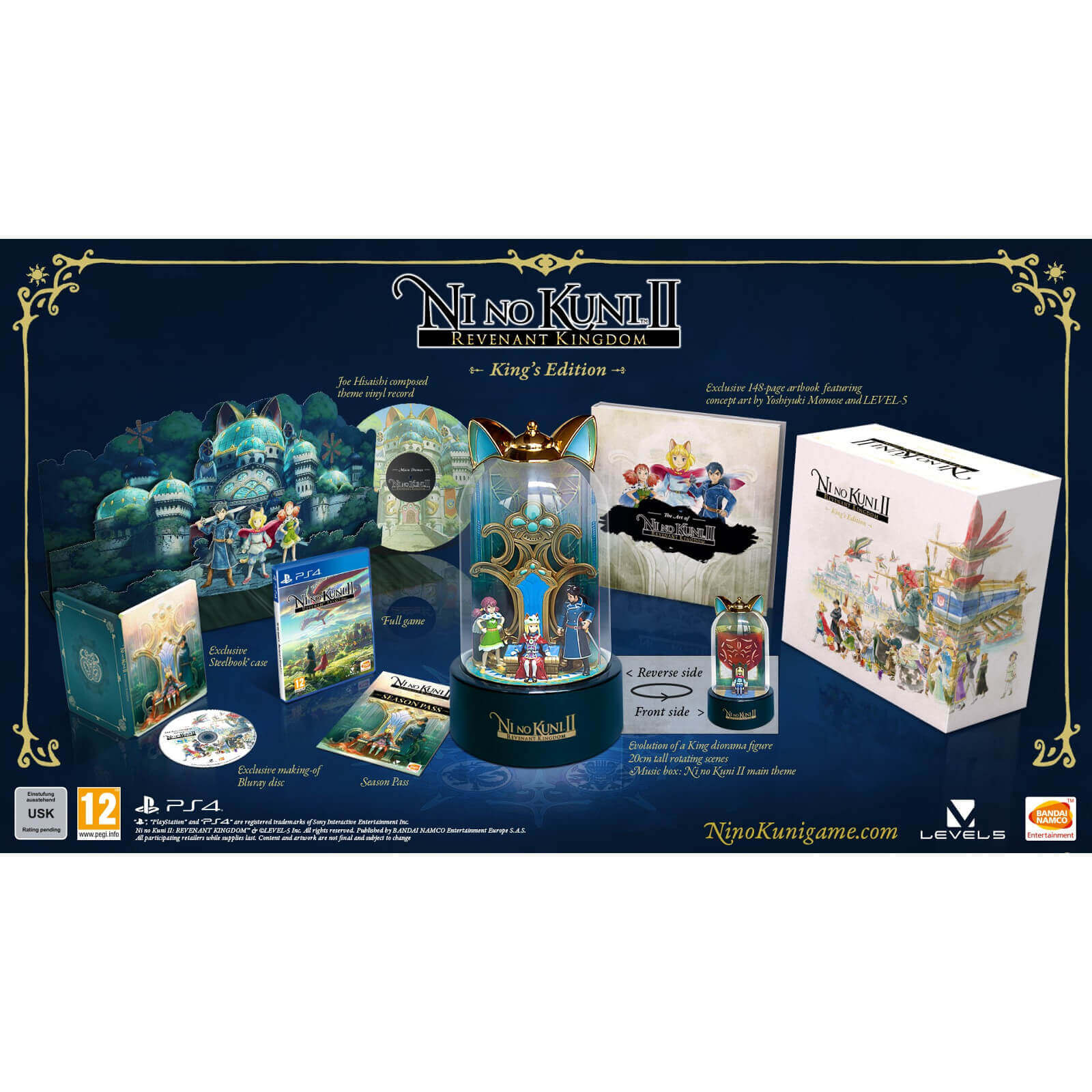 Ni No Kuni Ii Revenant Kingdom Kings Edition Ps4 Zavvi Uk We are going to do all of these statue puzzles by keeping the camera pointed to the north to provide optimum directions. zavvi