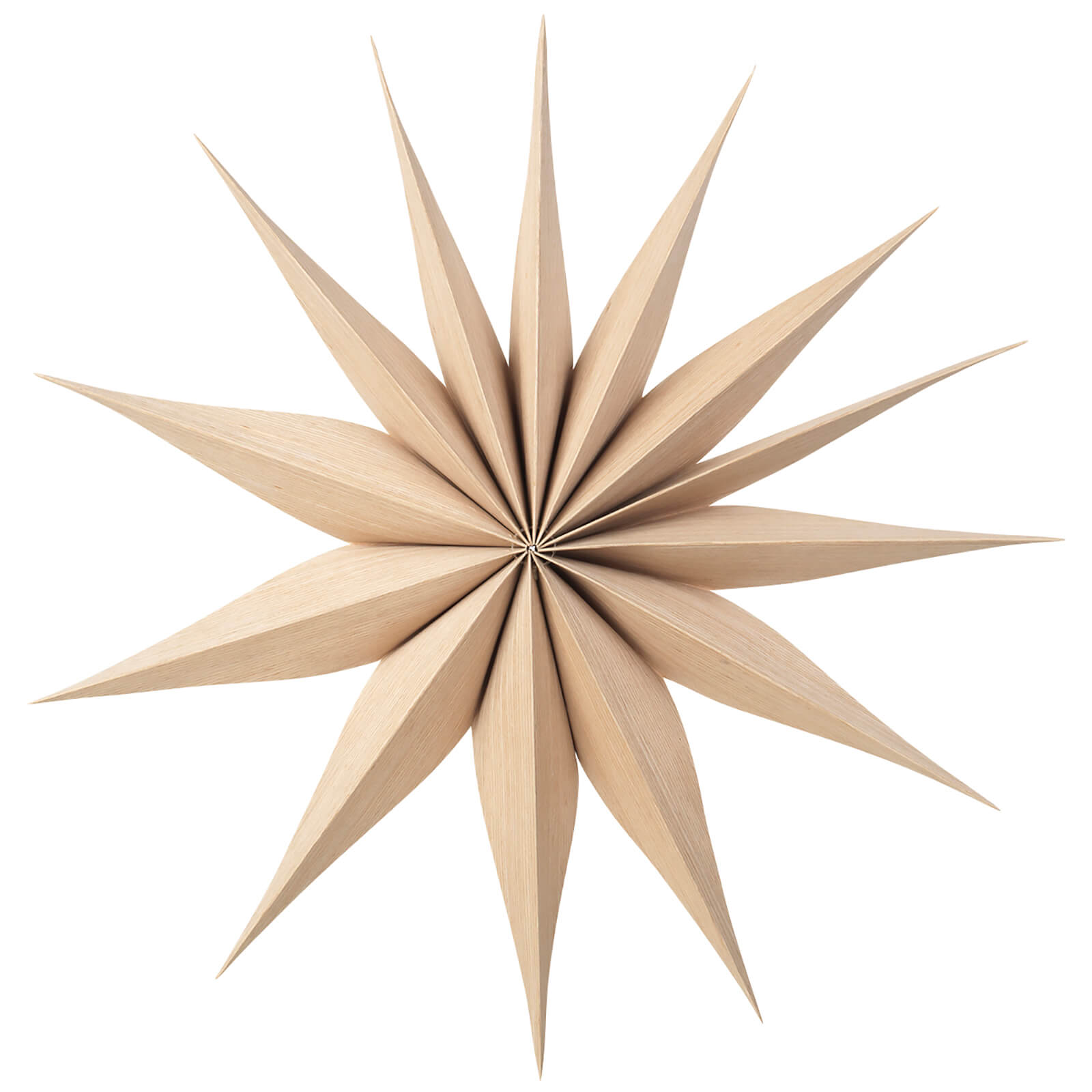 Broste Copenhagen Wooden Star Decoration Venok Medium - Natural