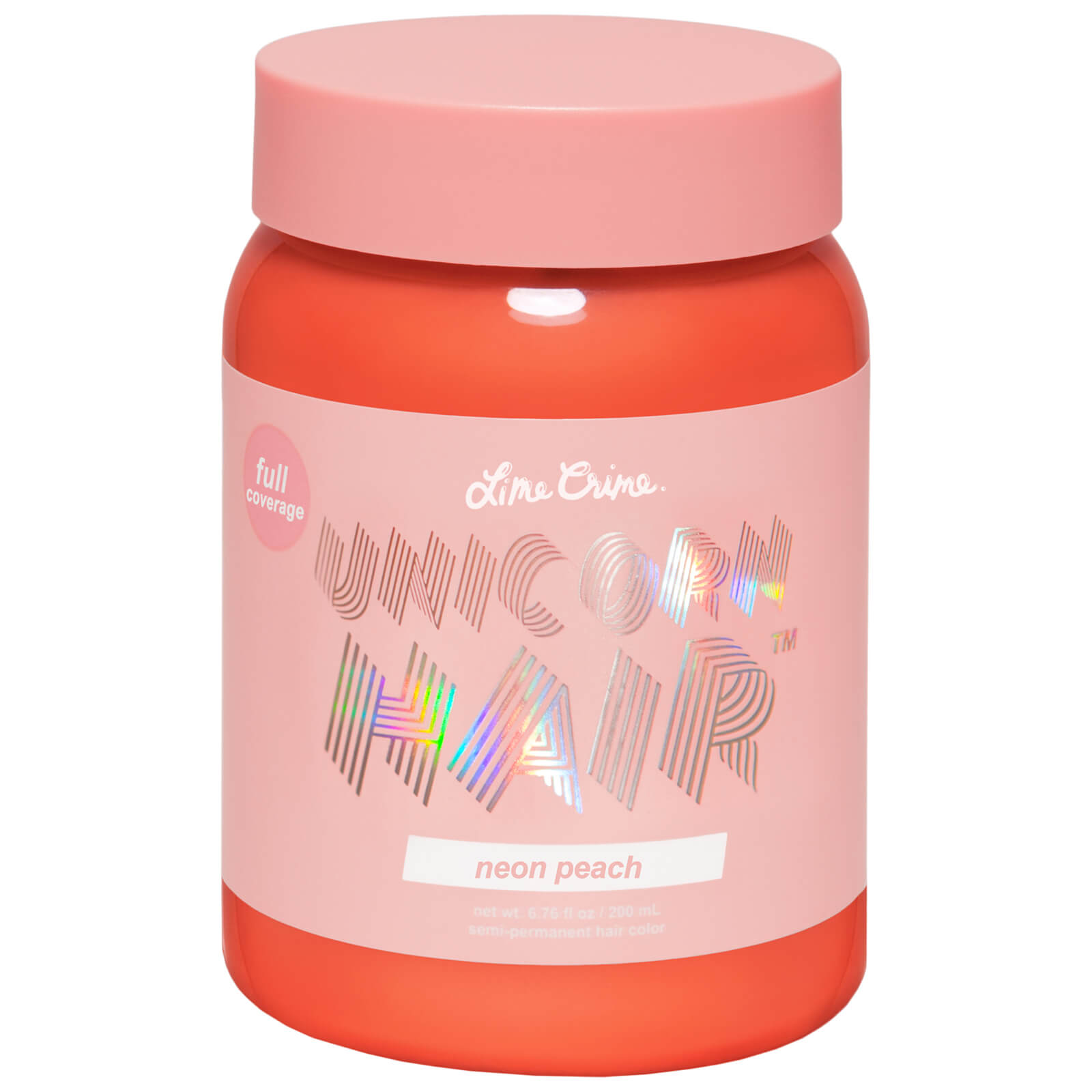 

Lime Crime Unicorn Hair Full Coverage Tint 200ml (Various Shades) - Neon Peach