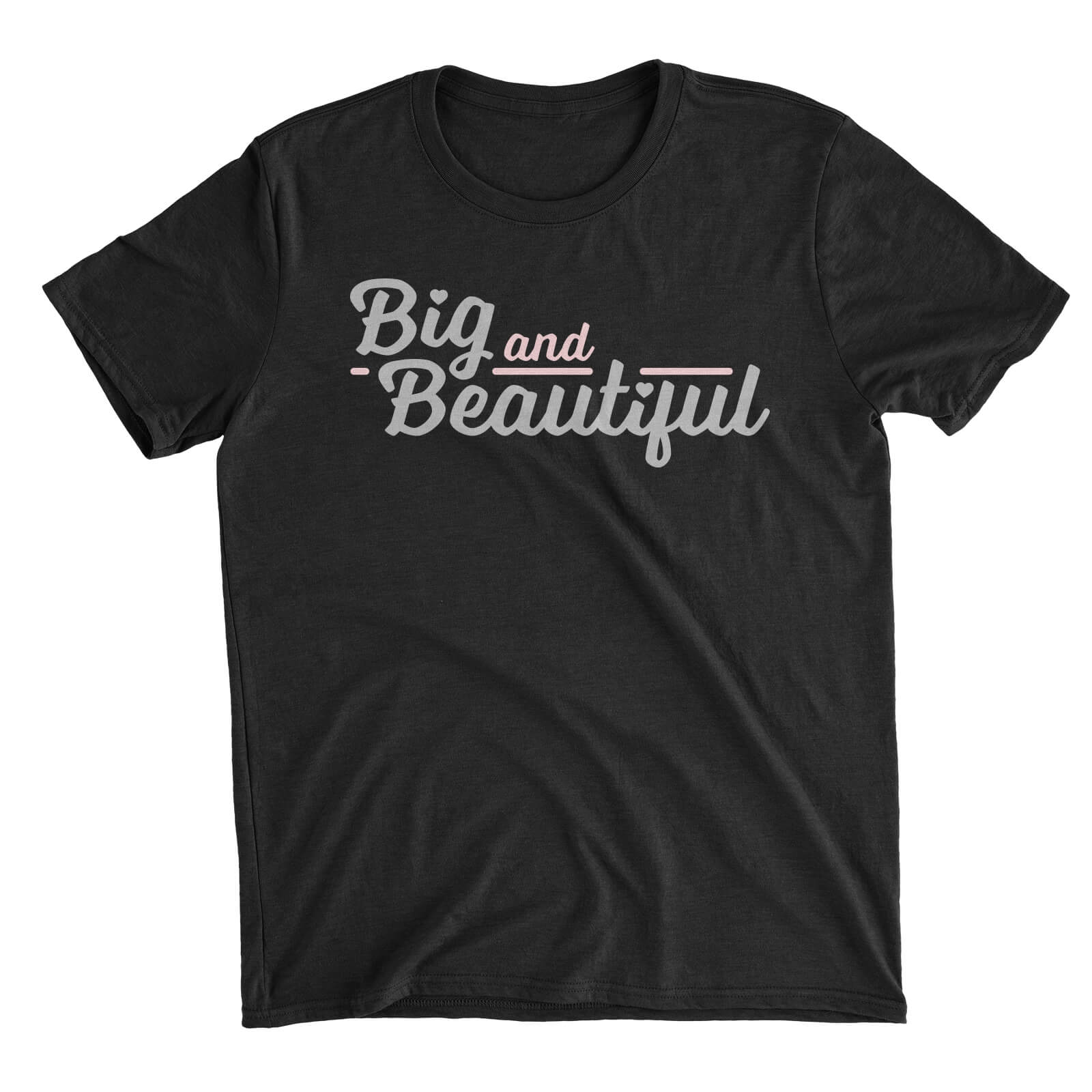 Big And Beautiful Black T-Shirt - S - Black