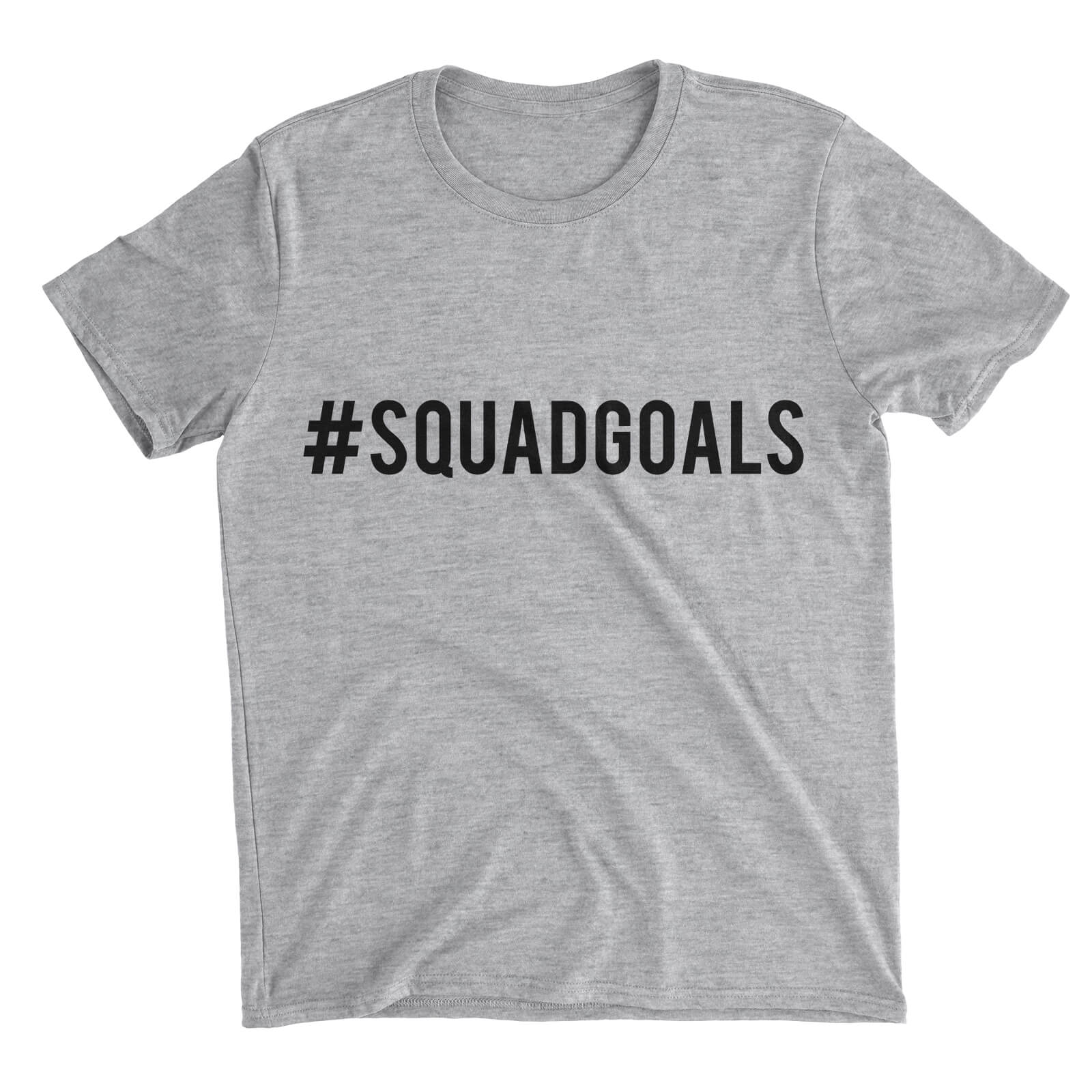 Squad Goals Grey T-Shirt - S - Grey