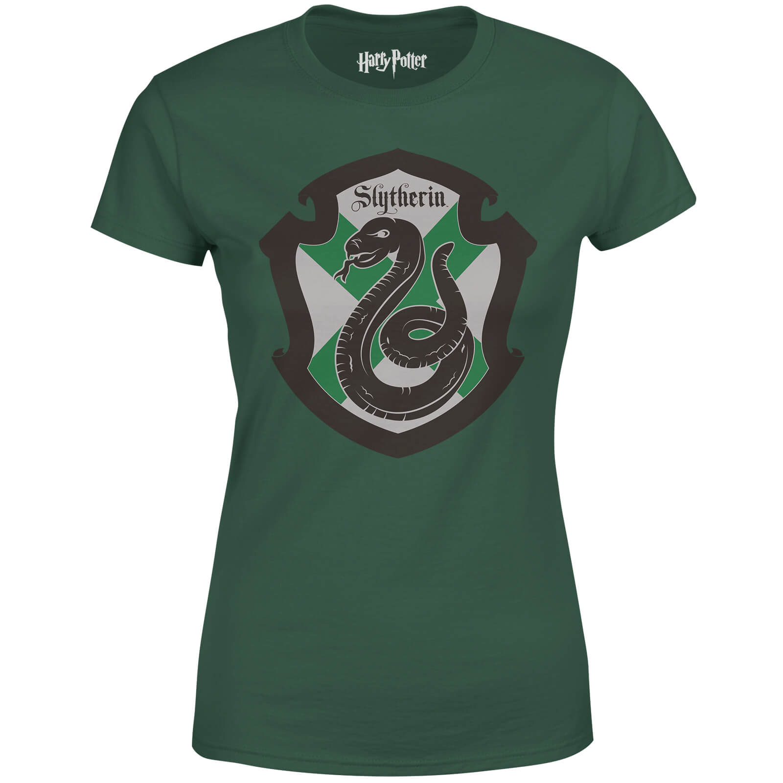 T-Shirt Harry Potter Serpeverde House Green - Donna - XL