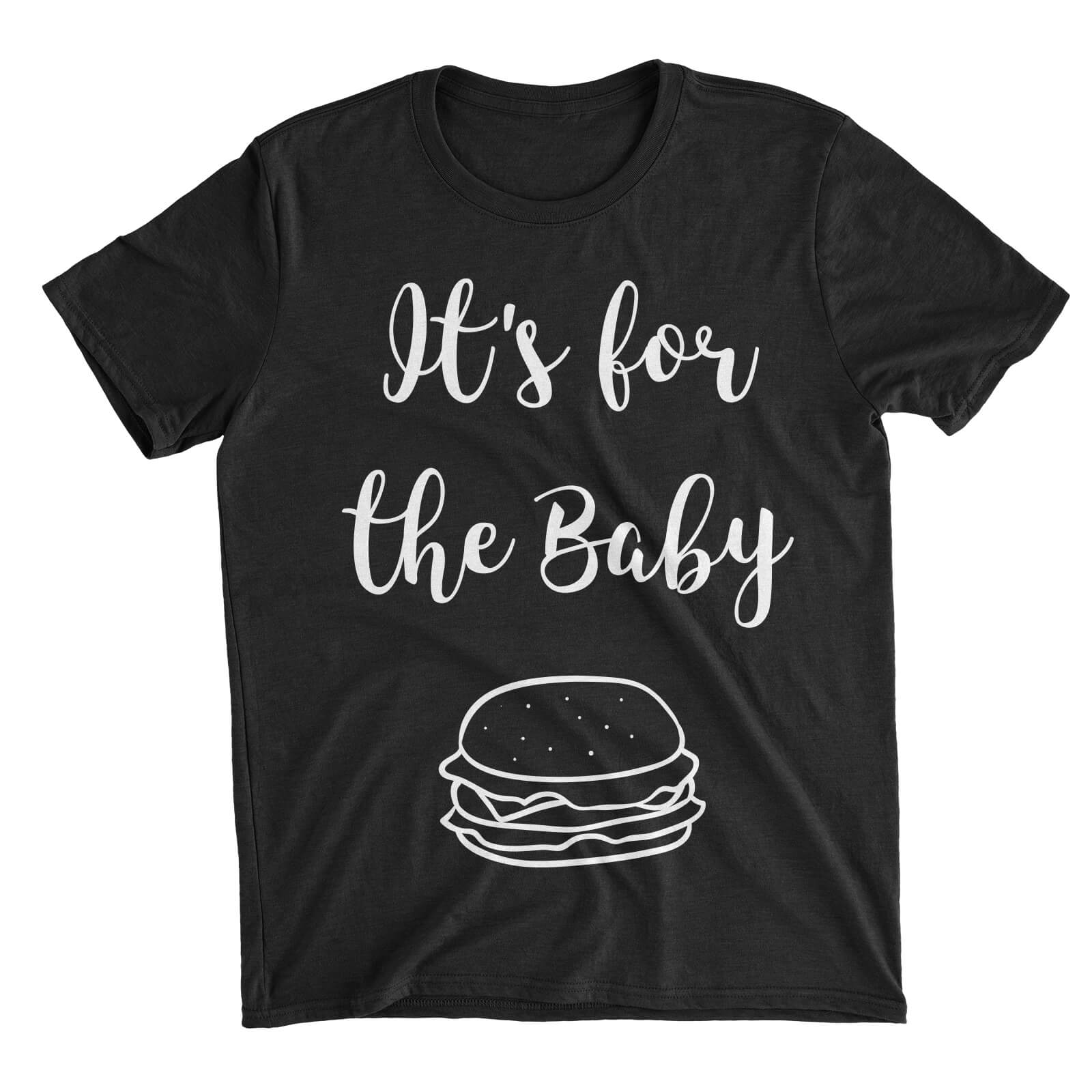 It's For The Baby Black T-Shirt - S - Black