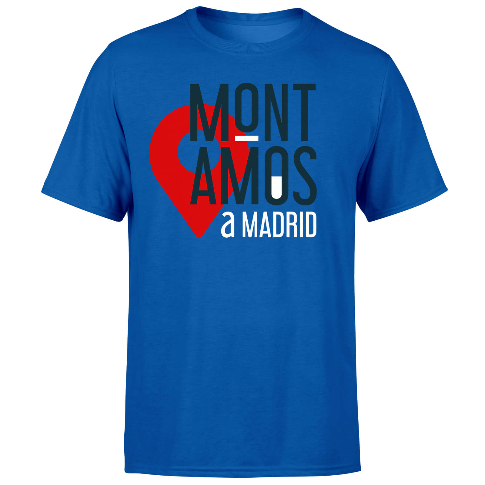 Mont Amos A Madrid Blue T-Shirt - M - Blue