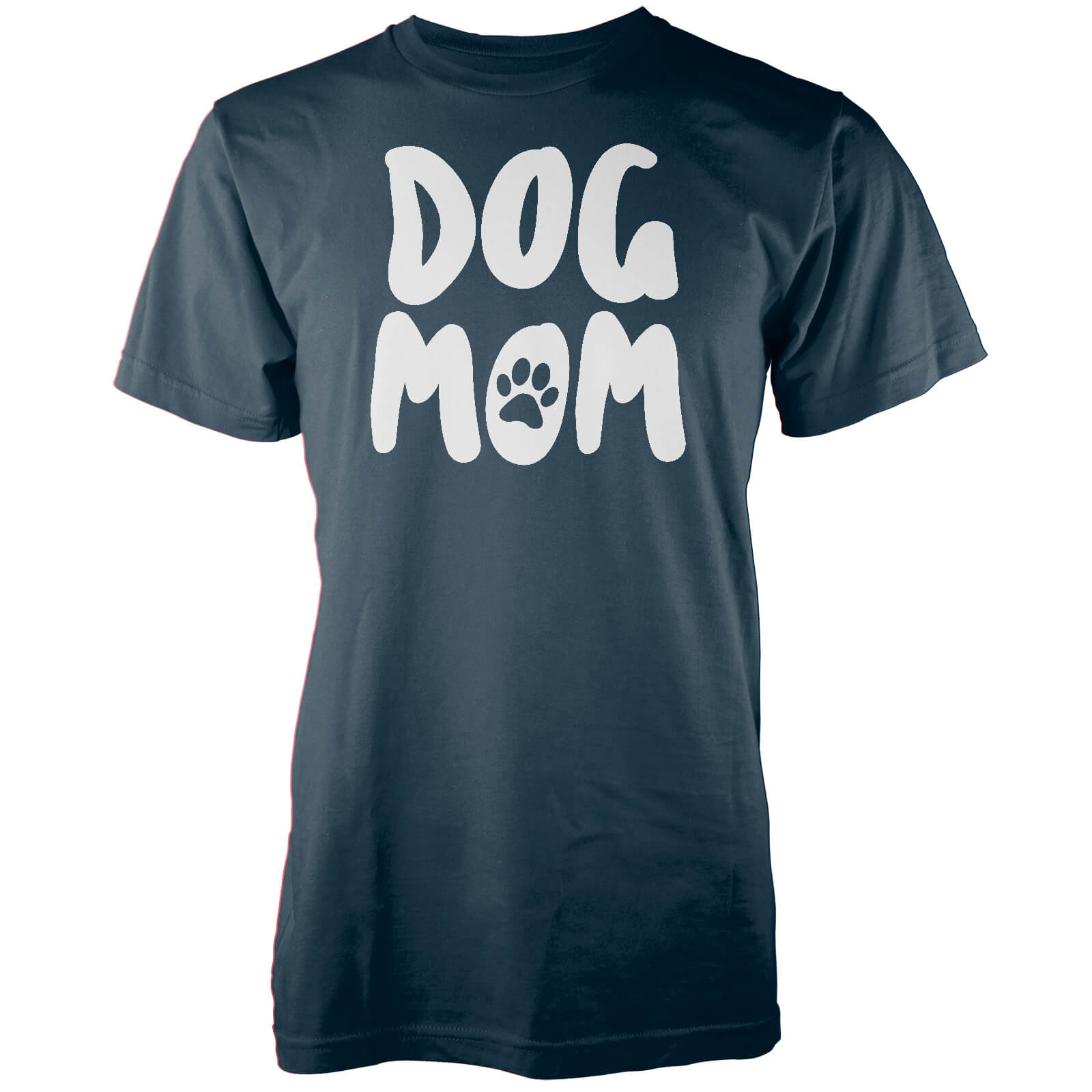 Dog Mom Navy T-Shirt - S - Navy