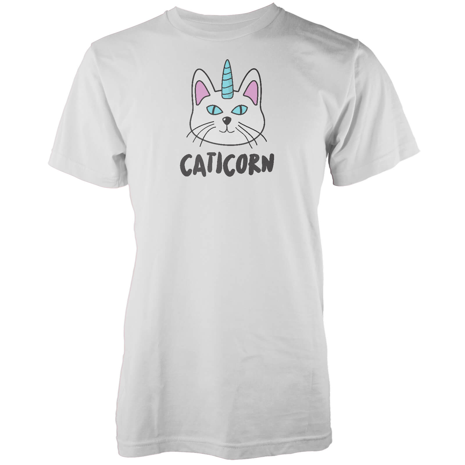 Caticorn White T-Shirt - S - White