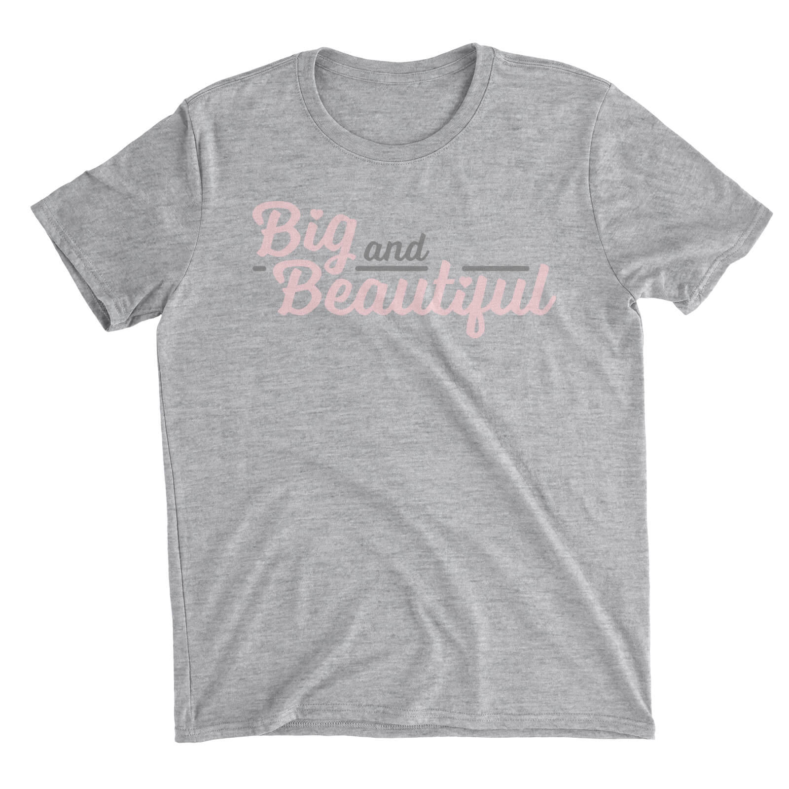 Big And Beautiful Grey T-Shirt - S - Grey