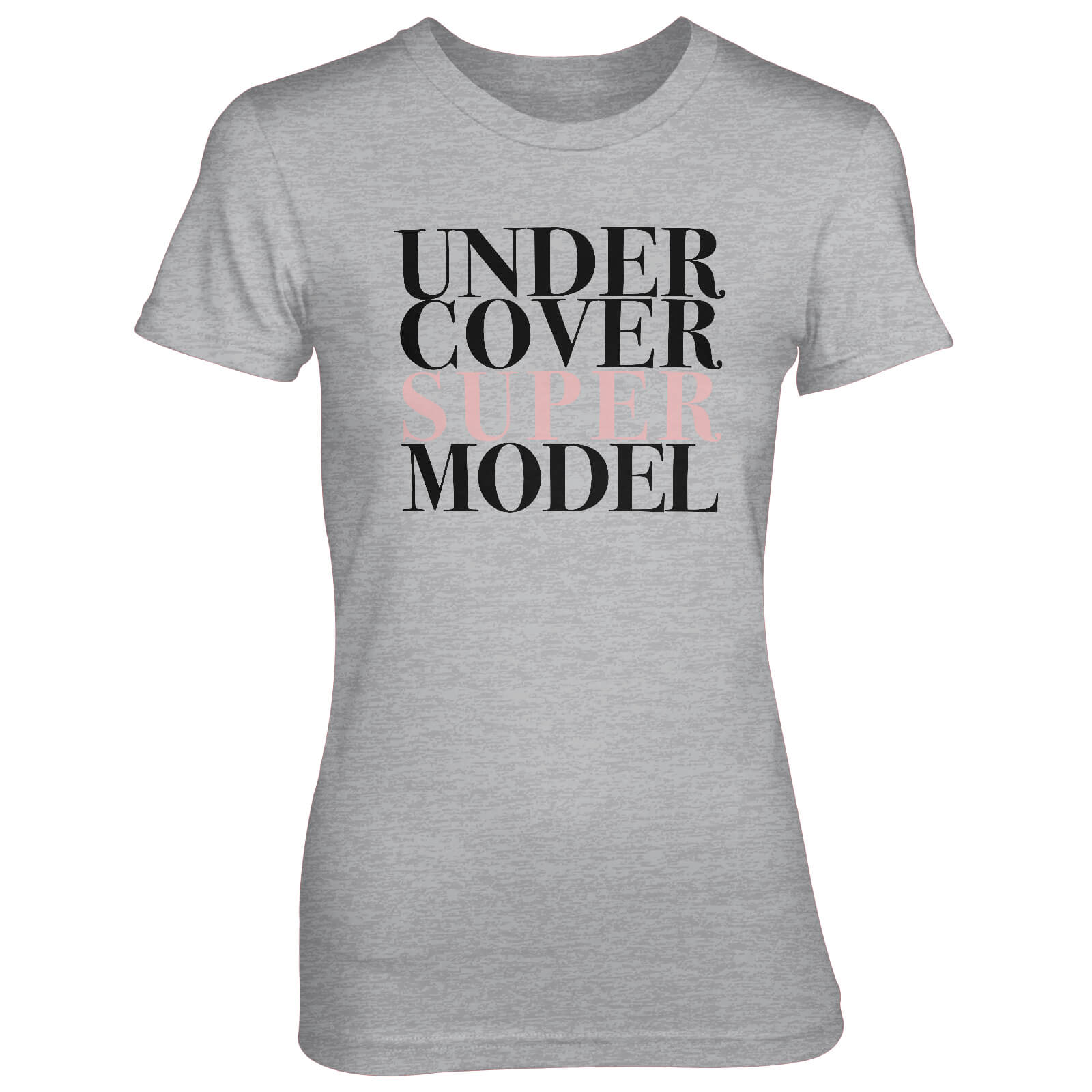 Under Cover Super Model Women's Grey T-Shirt - S - Grey