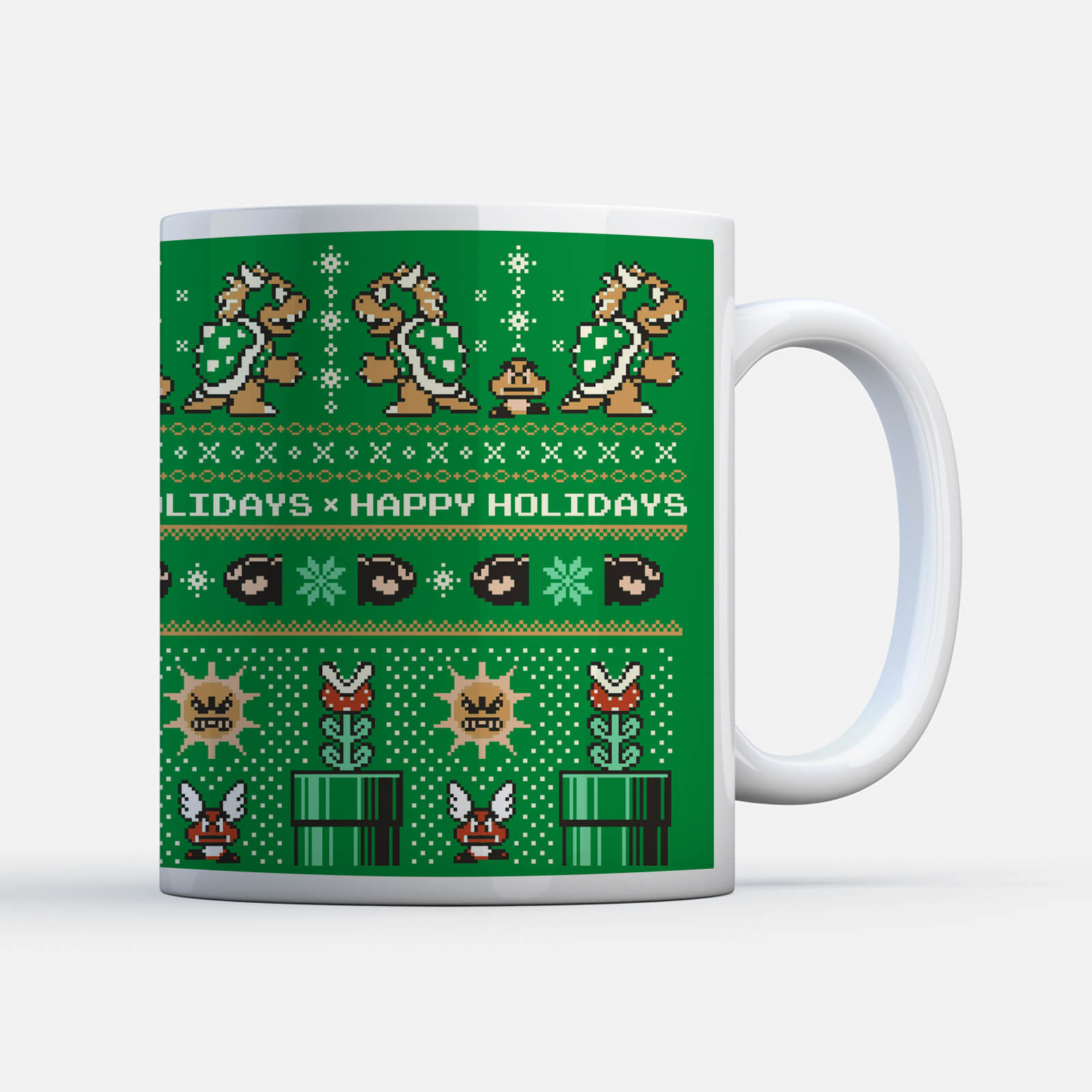 

Tasse Nintendo Happy Holidays Bad Guys - Super Mario