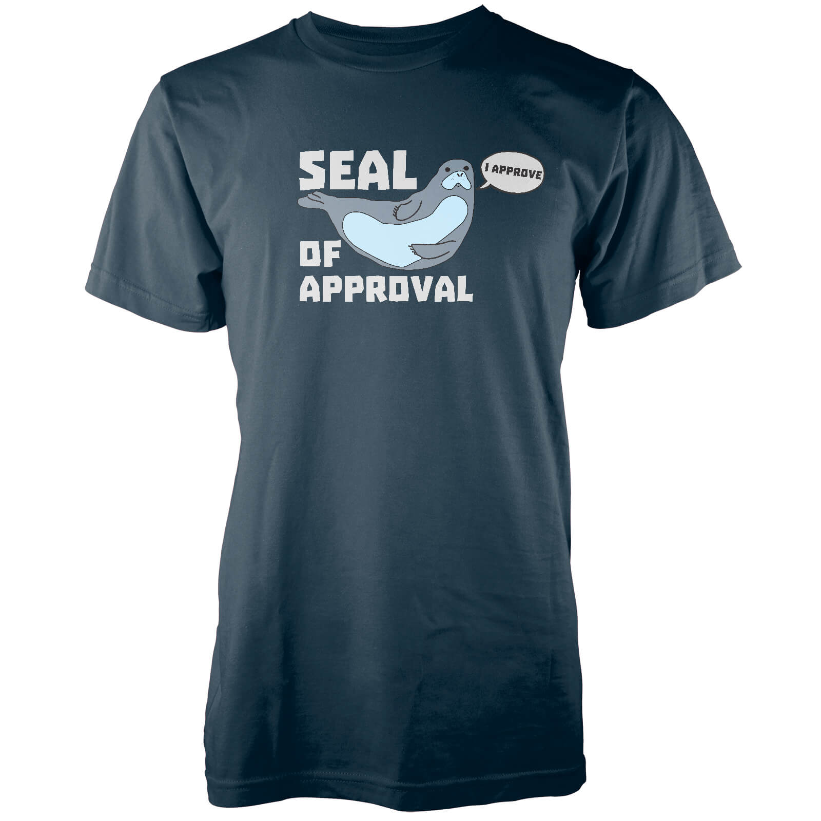 Seal Of Approval Navy T-Shirt - S