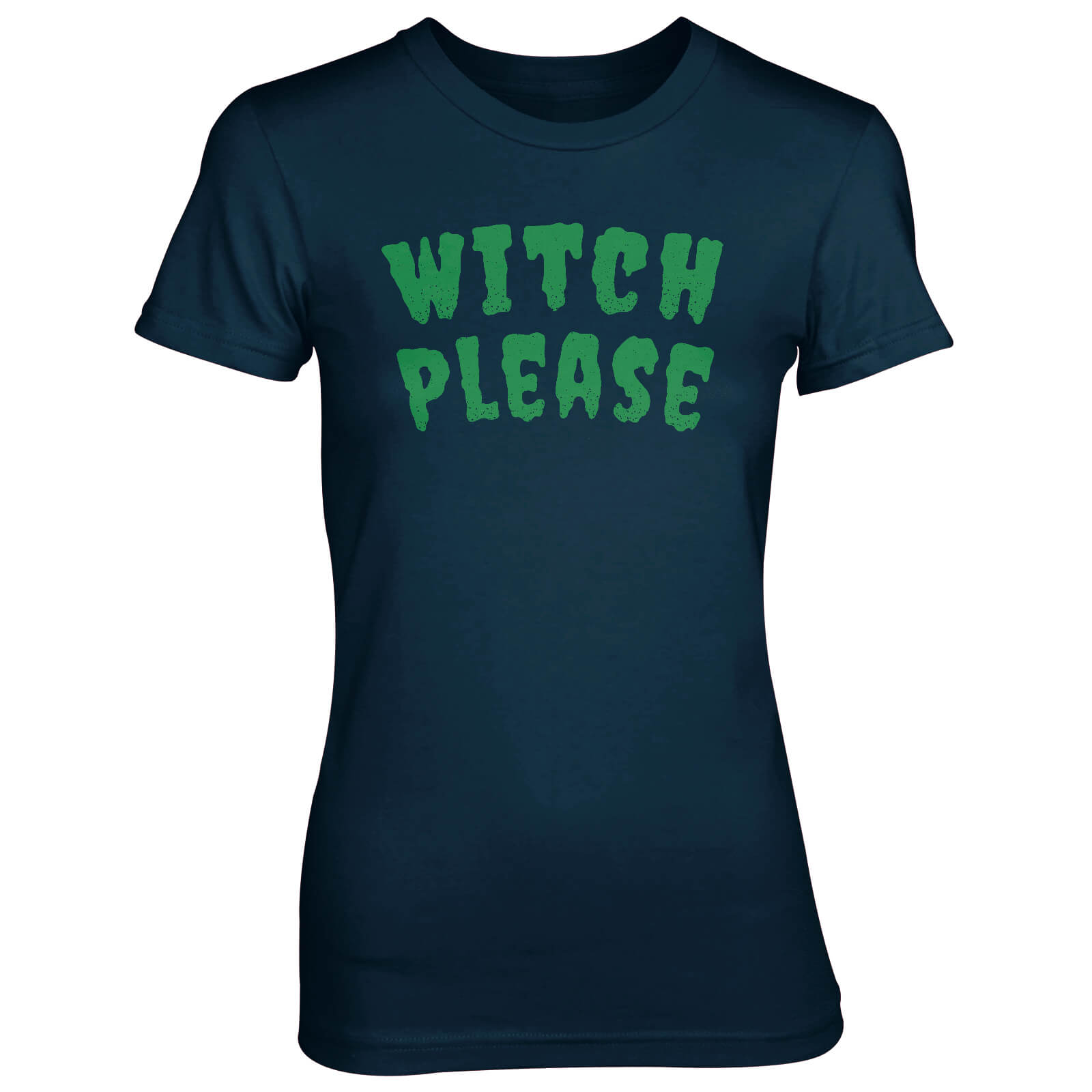 Witch Please Women's Navy T-Shirt - S - Navy