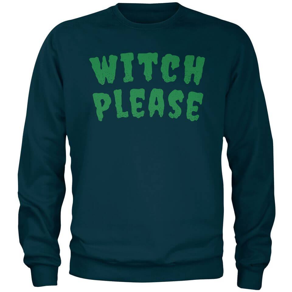 Witch Please Navy Sweatshirt - S - Navy