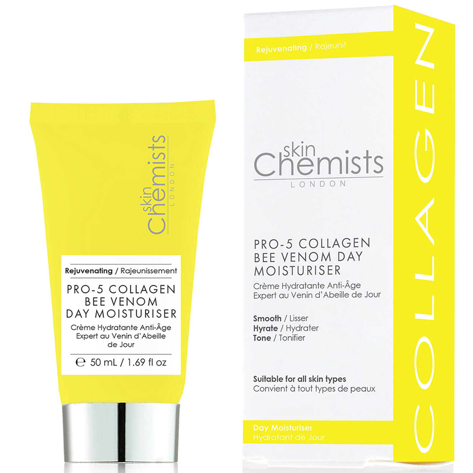 

skinChemists London Pro-5 Collagen Bee Venom Day Moisturiser 50ml