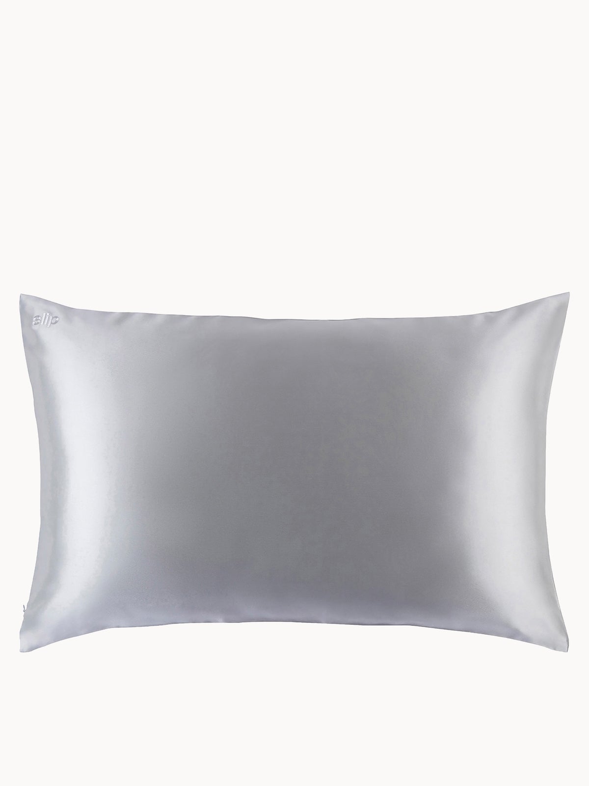 Slip Silk Pillowcase - Queen - Silver