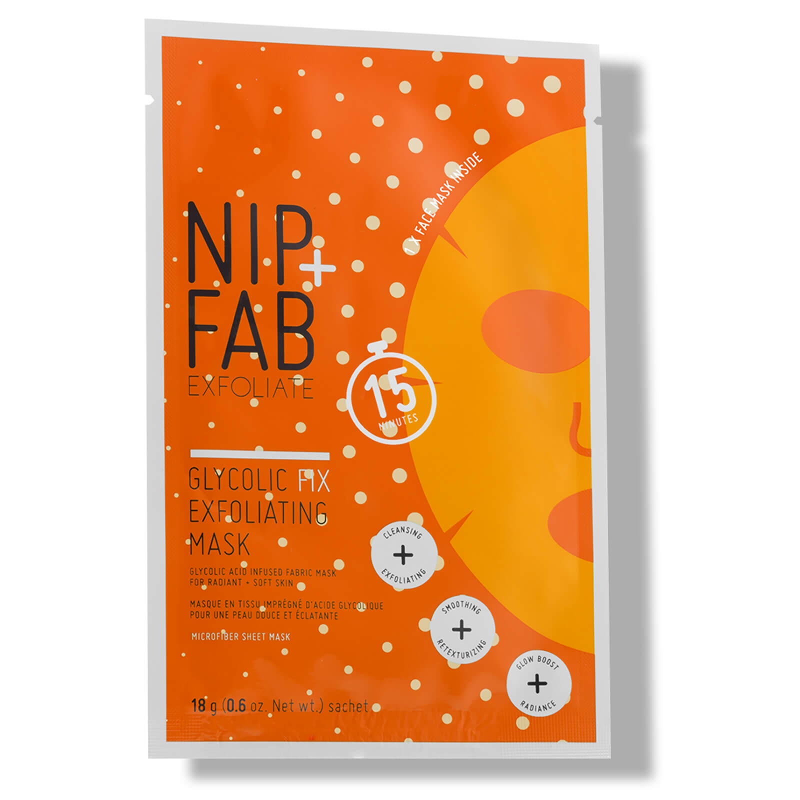 

Отшелушивающая маска NIP + FAB Glycolic Fix Exfoliating Mask 18 г