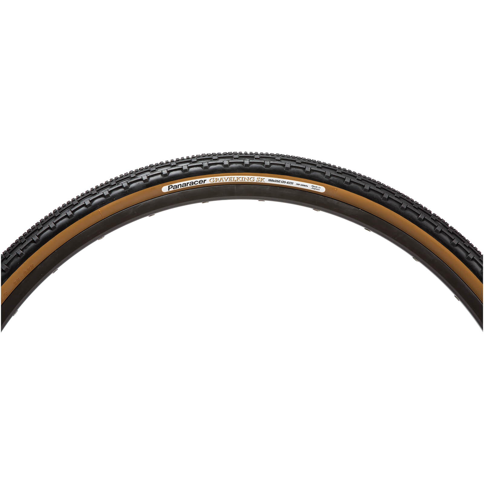 Panaracer Gravel King SK Faltreifen - 700c x 35mm - Black/Brown