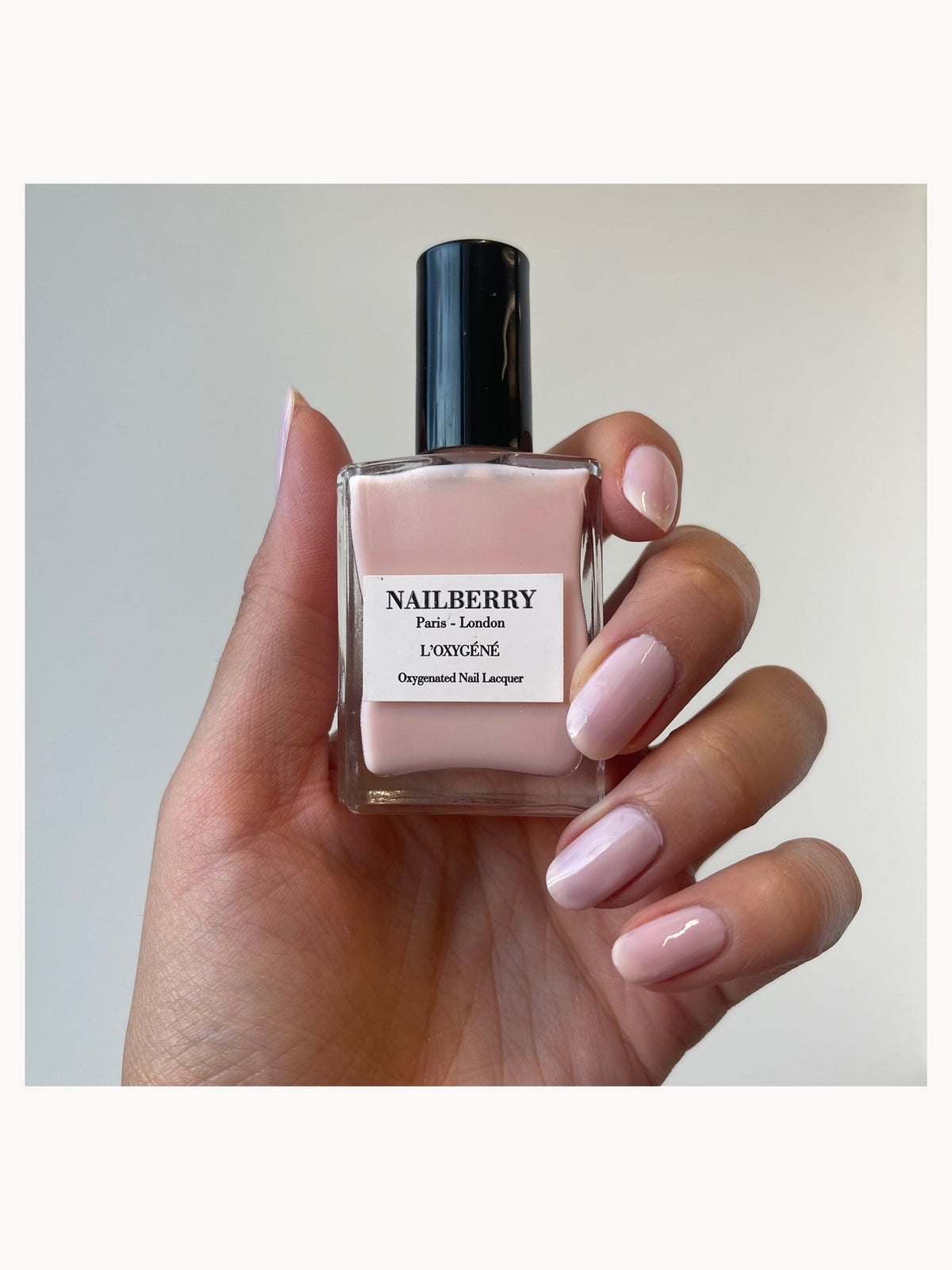 Nailberry L'Oxygene Nail Lacquer Candy Floss 2