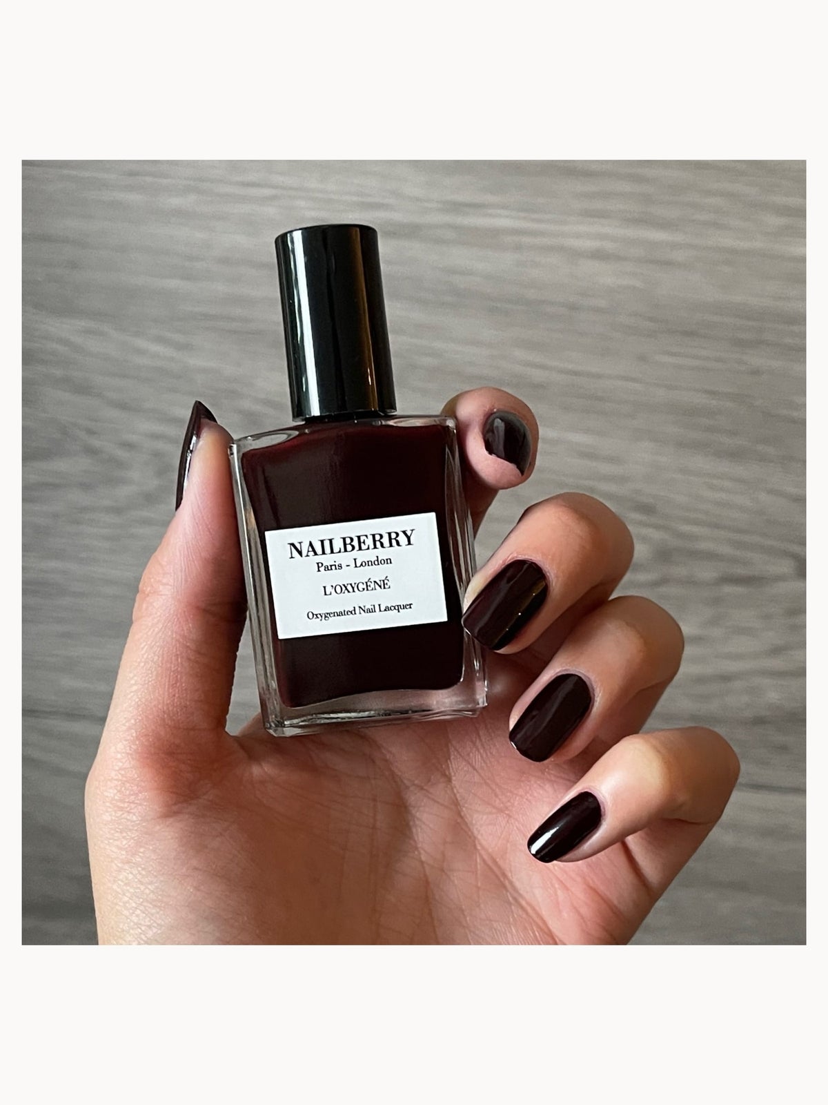 Nailberry L'Oxygene Nail Lacquer - Noirberry 3