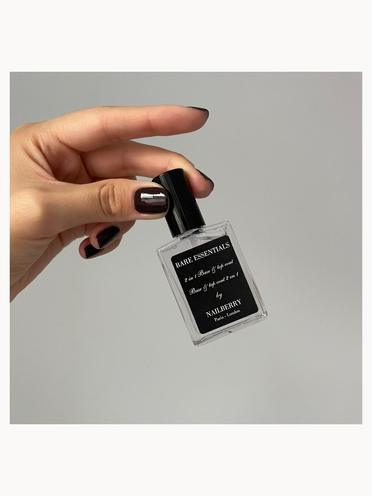 Nailberry Bare Essentials 2 in 1 Base & Top Coat 2