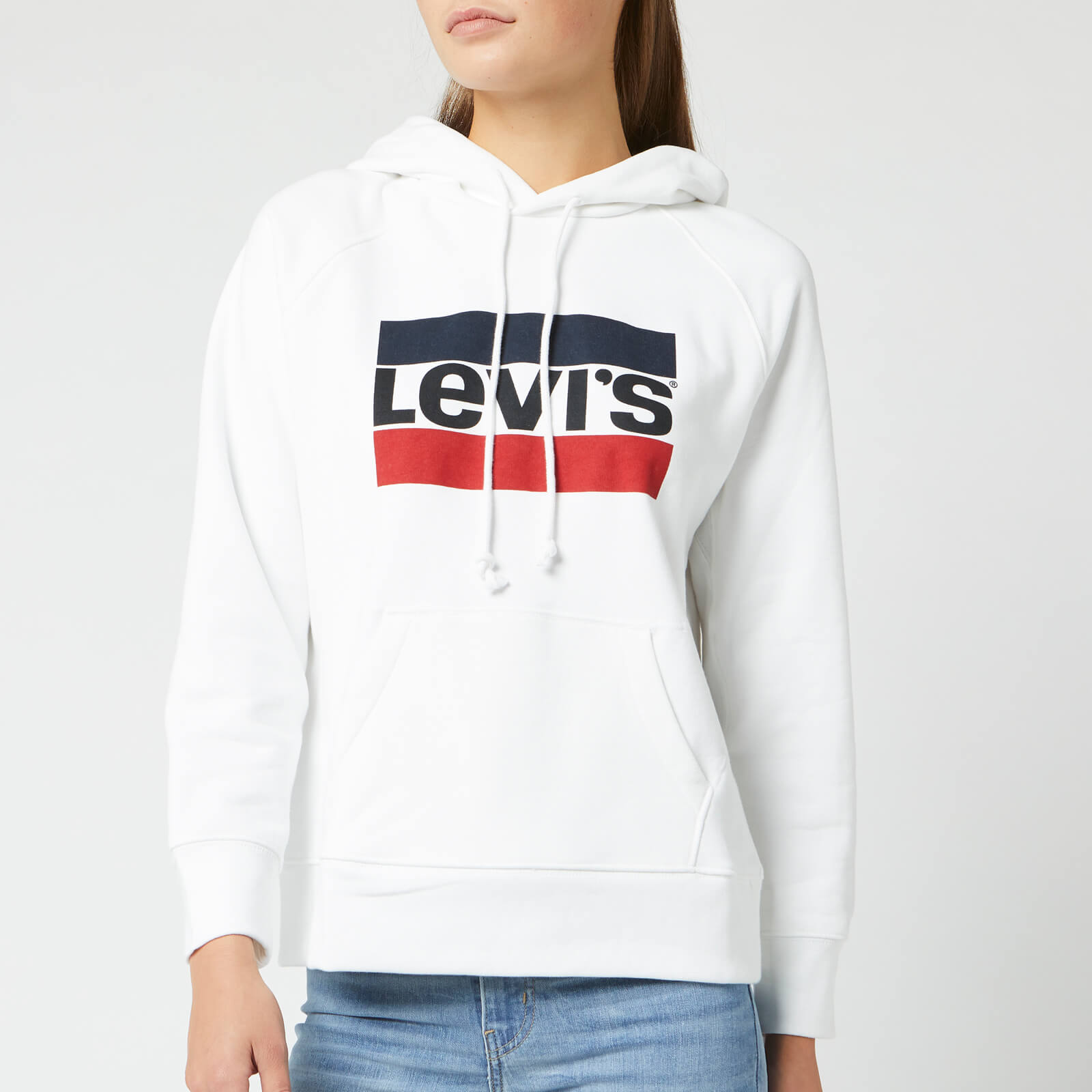 Levi's Women's Graphic Sport Hoodie - White - S - White