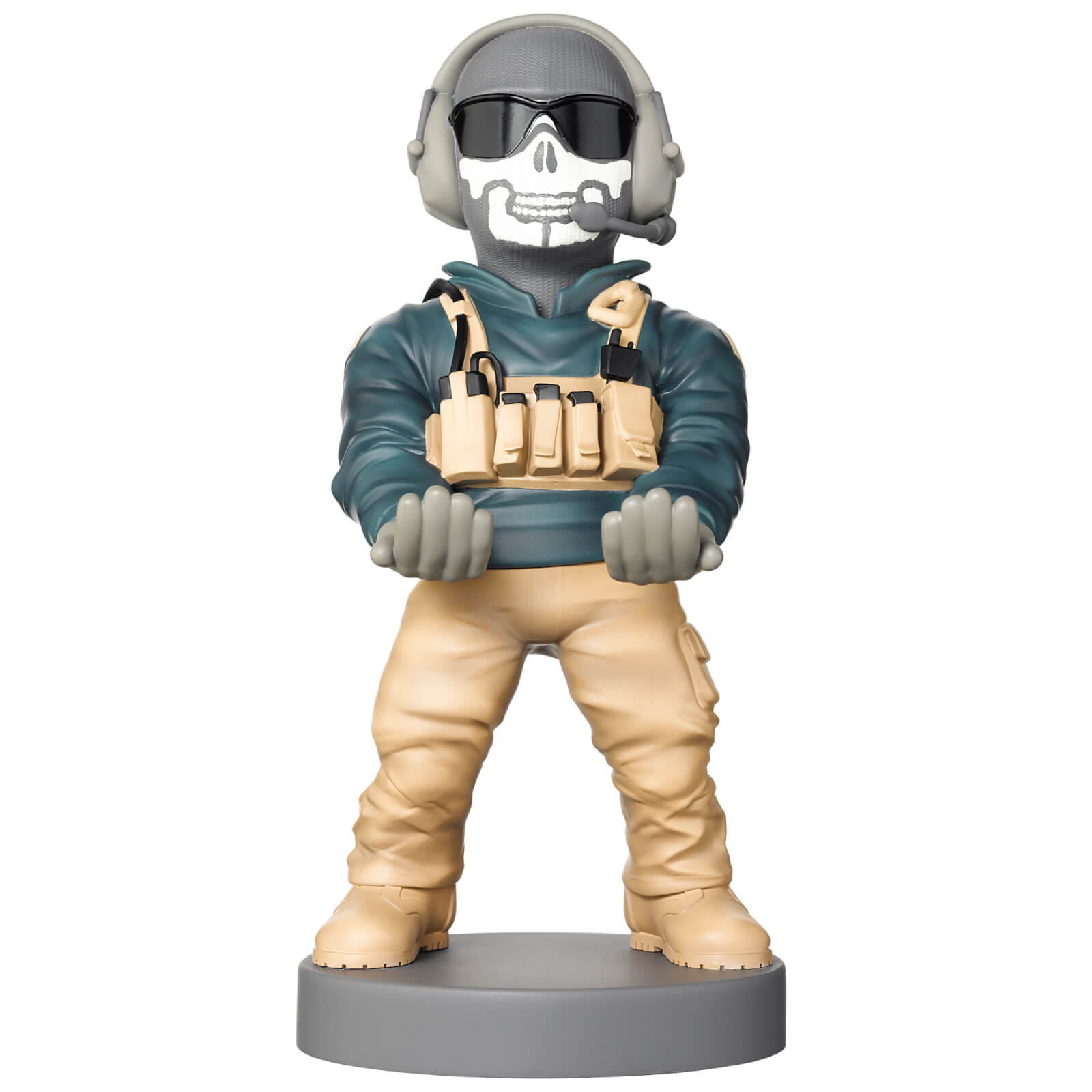 Call of Duty MW2 Collectable Ghost - Simon Riley Cable Guy 8 Inch Controller & Smartphone Stand