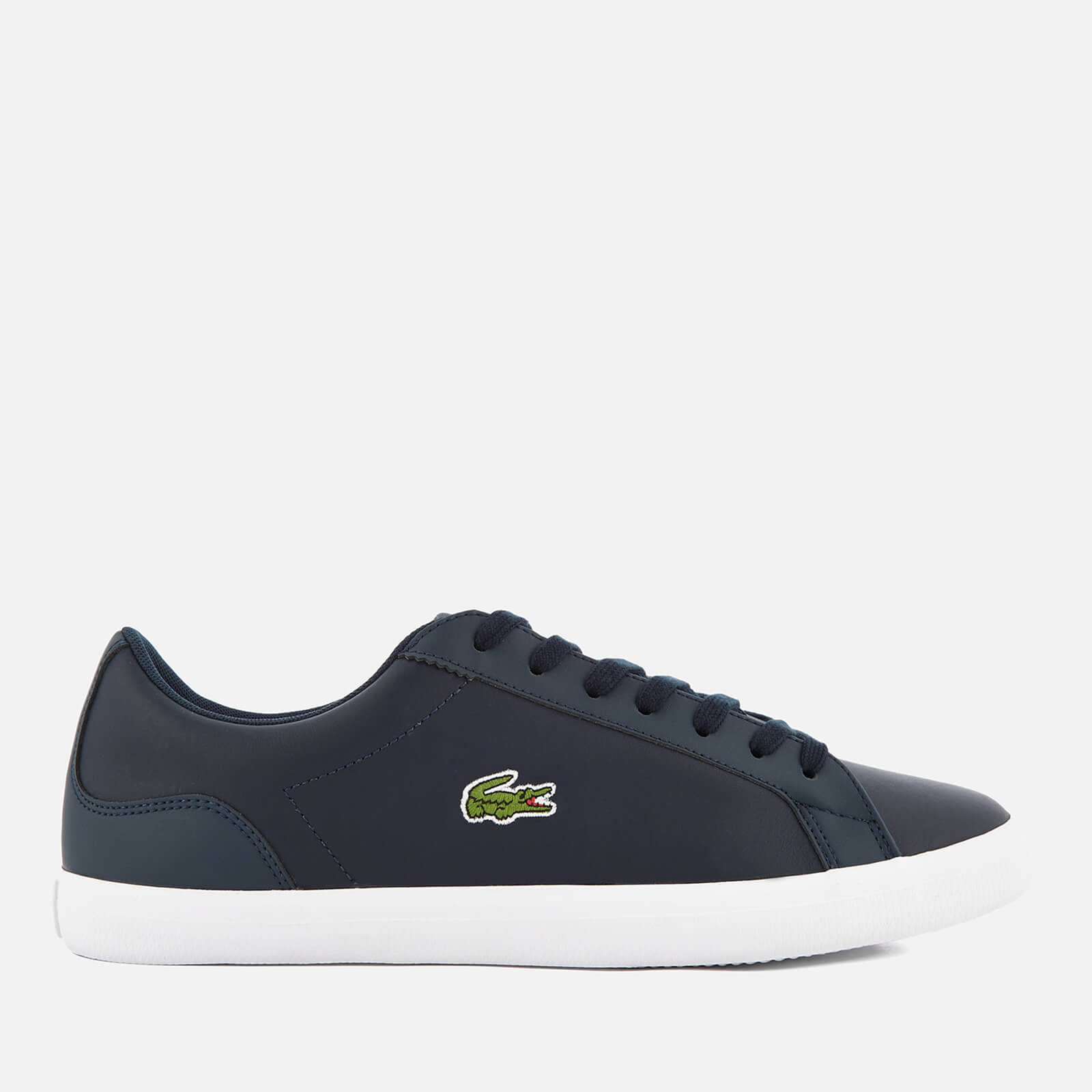 Lacoste Men's Lerond Bl 1 Leather Trainers - Navy - UK 7 - Navy
