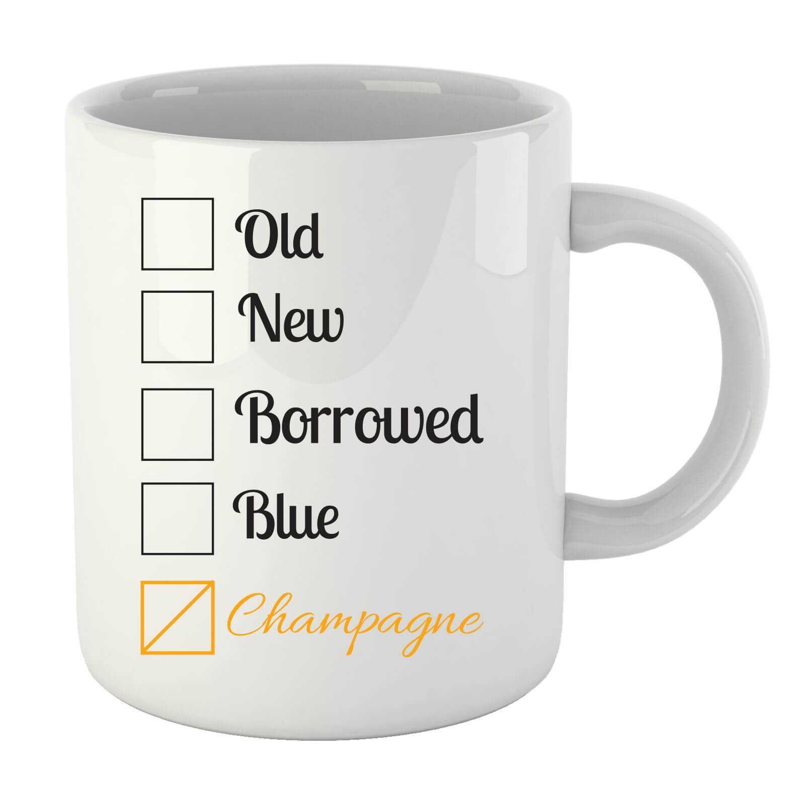 Champagne Tick Box Mug