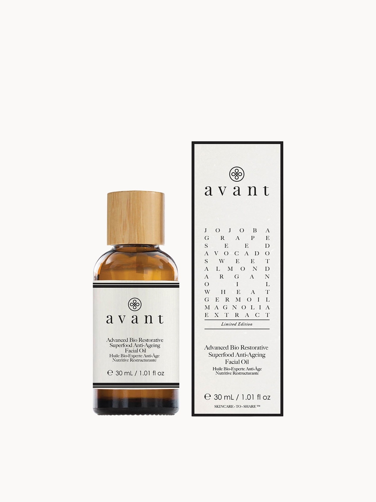 Avant Skincare Limited Edition Advanced Bio Restorative Superfood Facial Oil 30ml