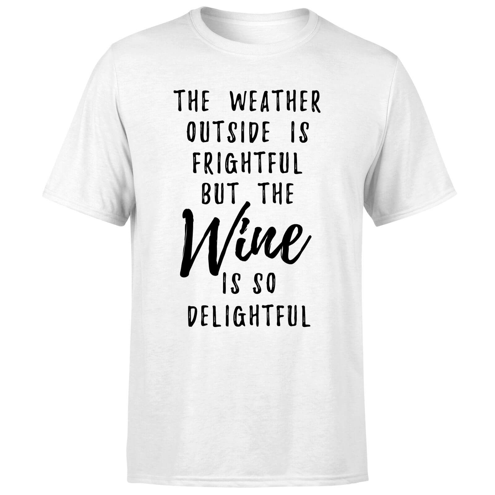 Wine Is So Delightful T-Shirt - White - S - White