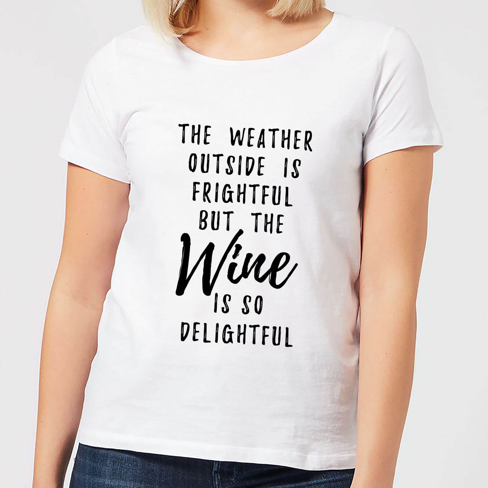 Wine Is So Delightful Women's T-Shirt - White - XL - White