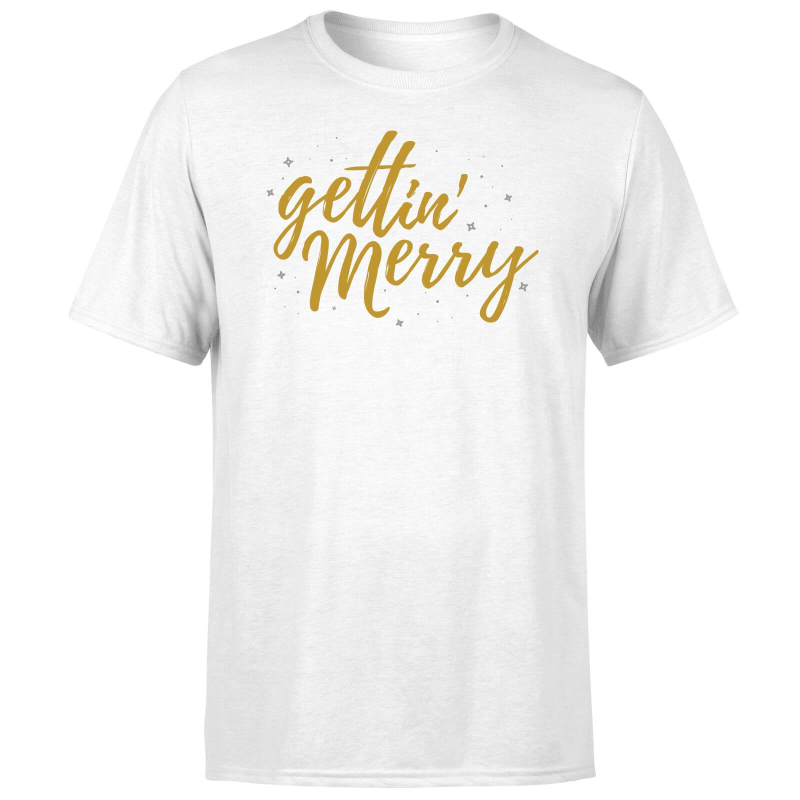 Gettin&apos; Merry White T-Shirt - S - White